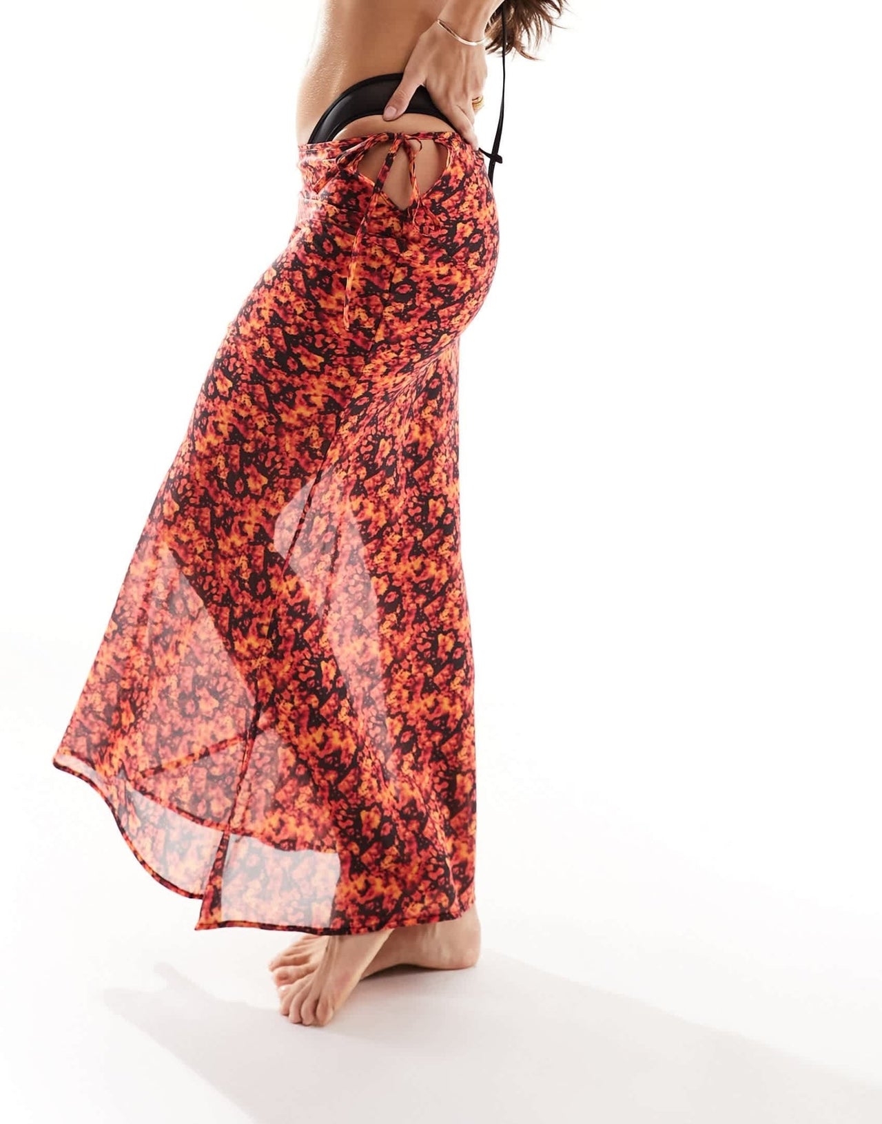 Candypants tie dye maxi beach skirt in multi - ASOS Sample Sale EU Store