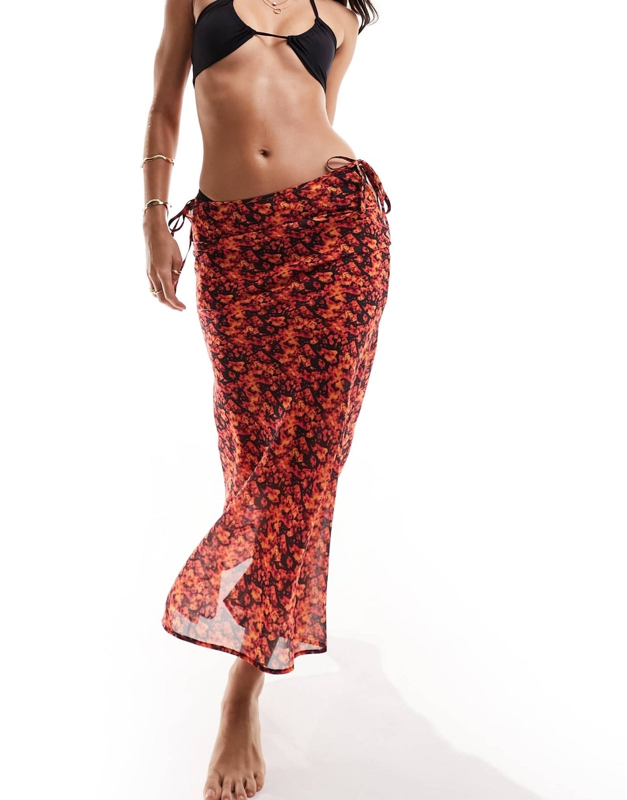 Candypants tie dye maxi beach skirt in multi - ASOS Sample Sale EU Store