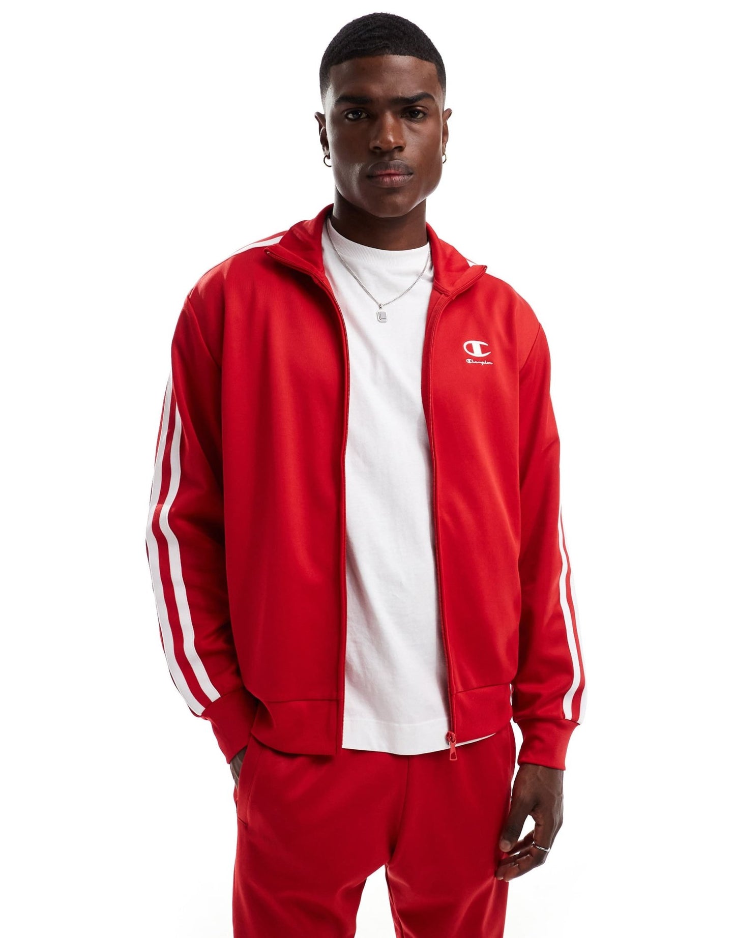Champion co - ord track jacket in red - ASOS Sample Sale EU Store