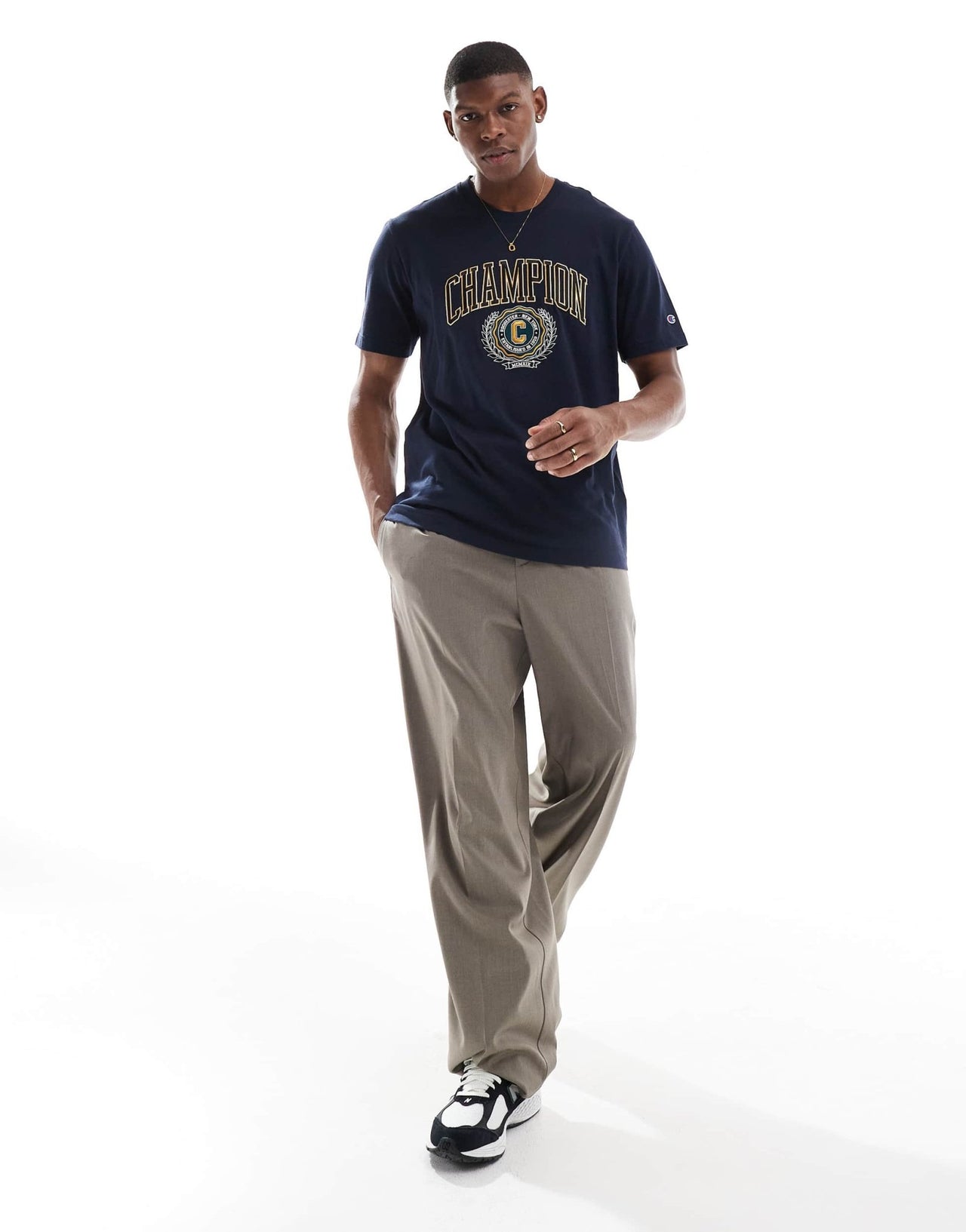 Champion College t-shirt in navy - ASOS Sample Sale EU Store