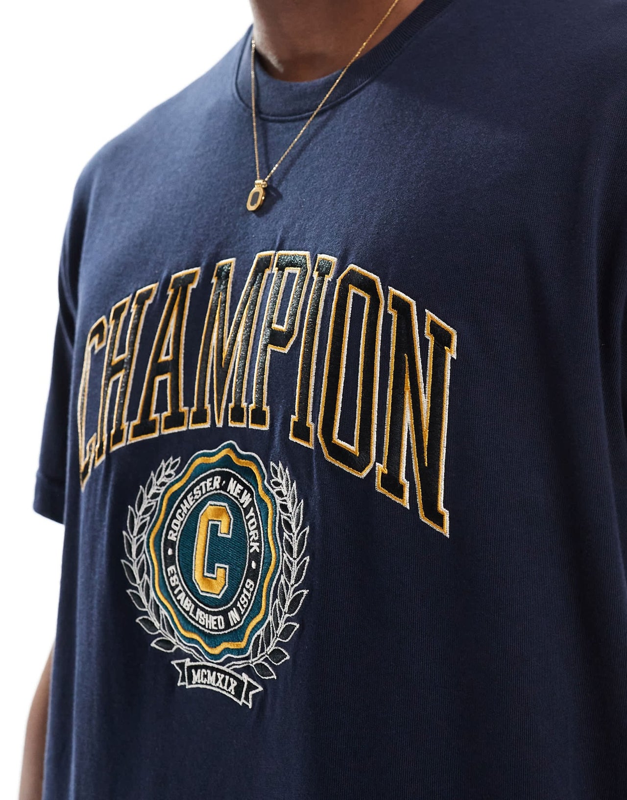 Champion College t-shirt in navy - ASOS Sample Sale EU Store