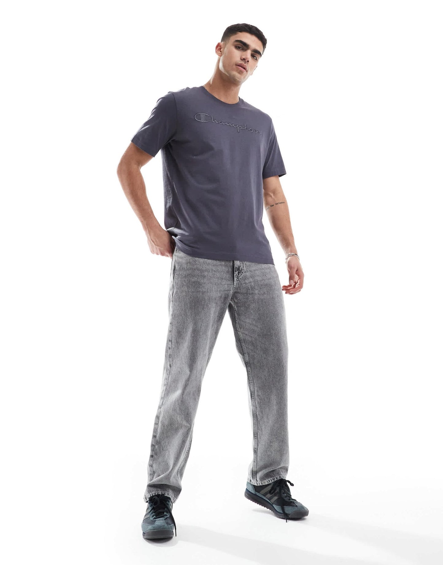 Champion t-shirt in grey - ASOS Sample Sale EU Store