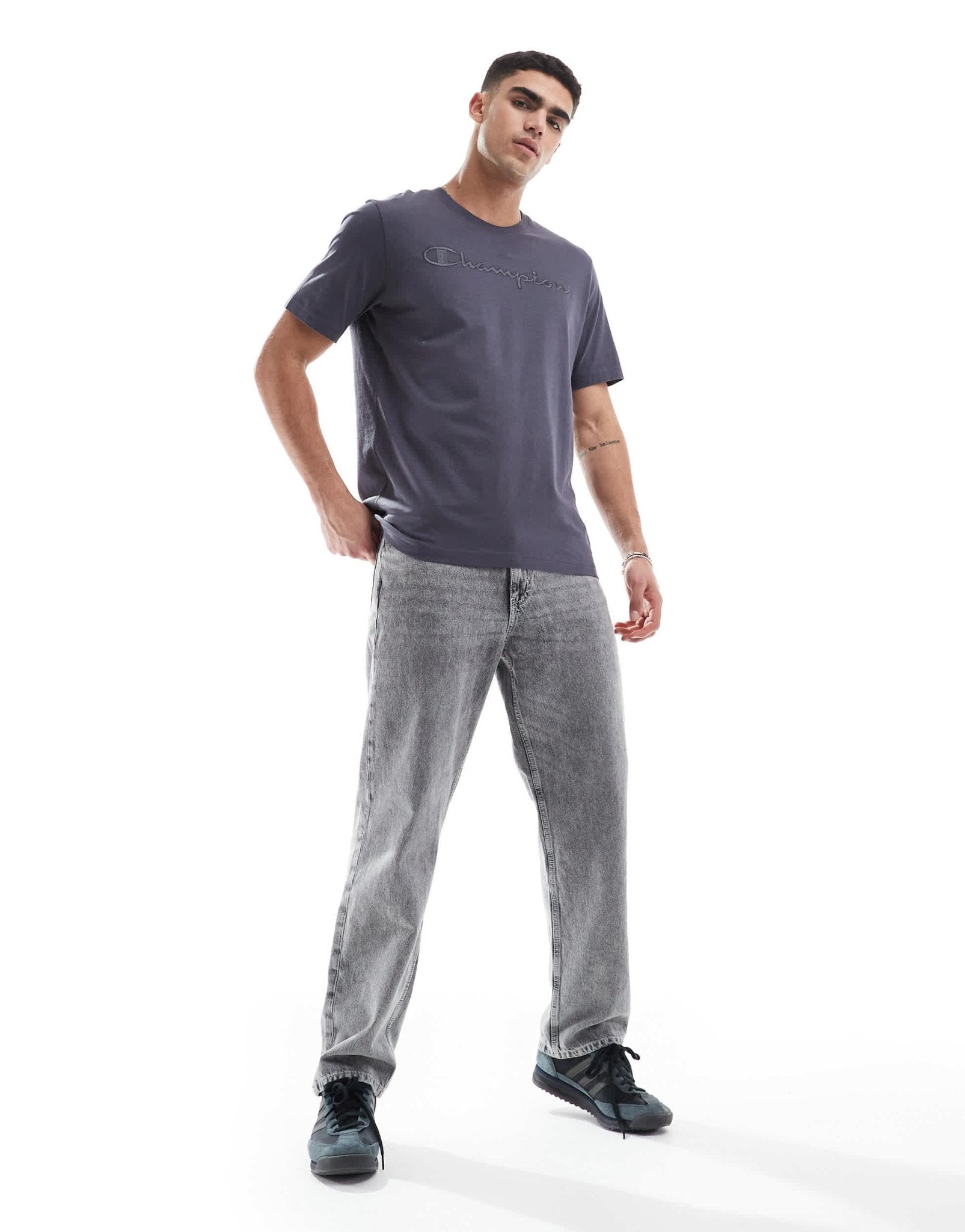 Champion t-shirt in grey - ASOS Sample Sale EU Store