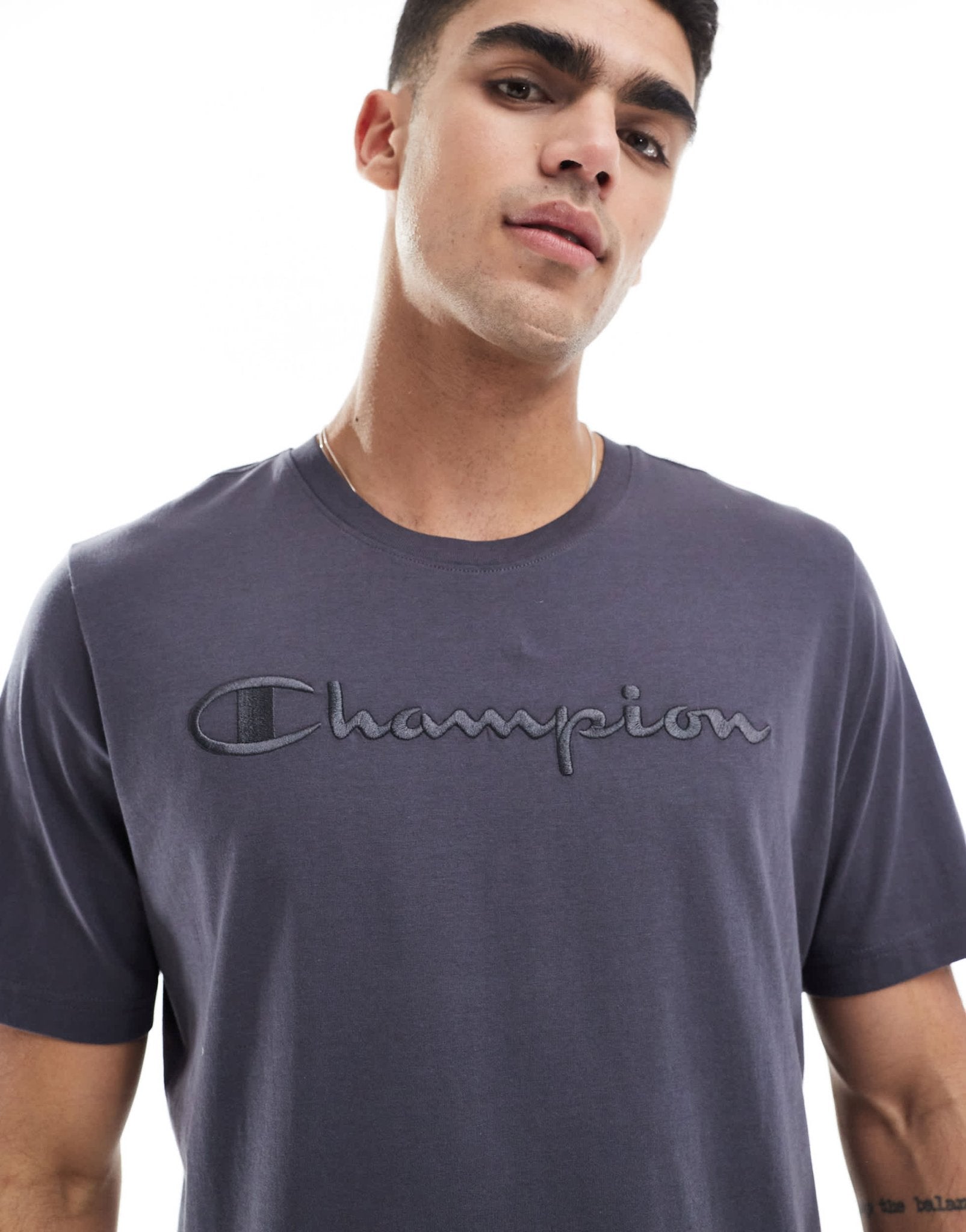 Champion t-shirt in grey - ASOS Sample Sale EU Store