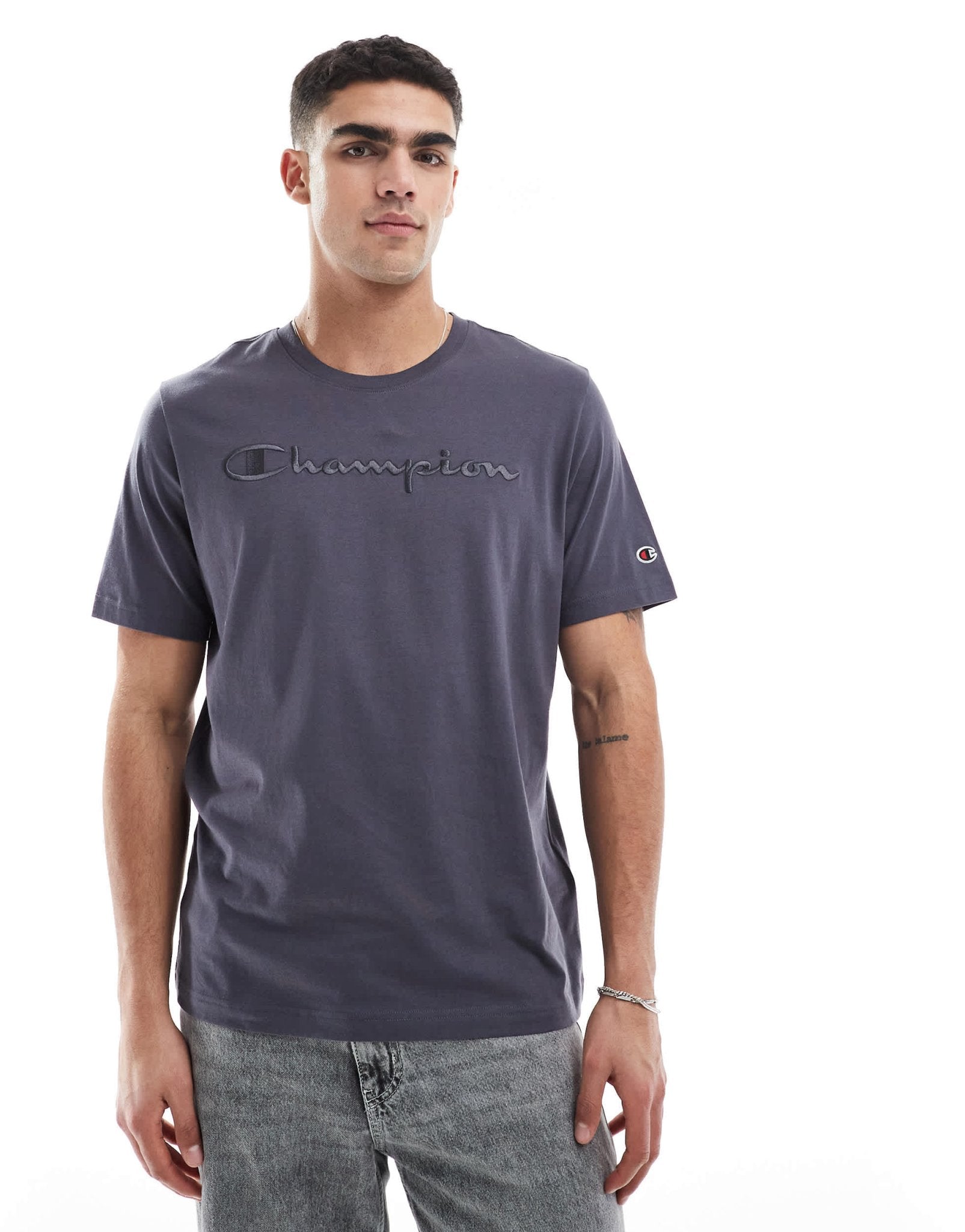 Champion t-shirt in grey - ASOS Sample Sale EU Store