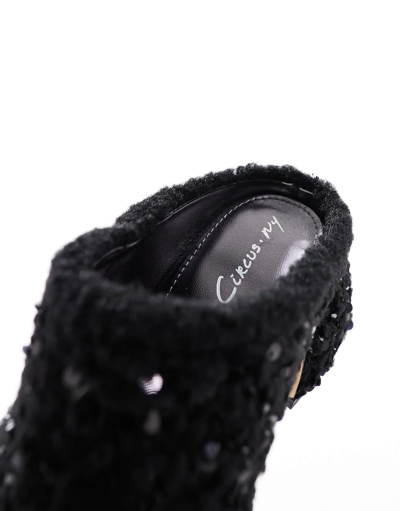 Circus NY Orin sequin mule in black - ASOS Sample Sale EU Store