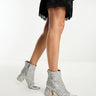 Circus NY Osten mid ankle boots in silver glitter