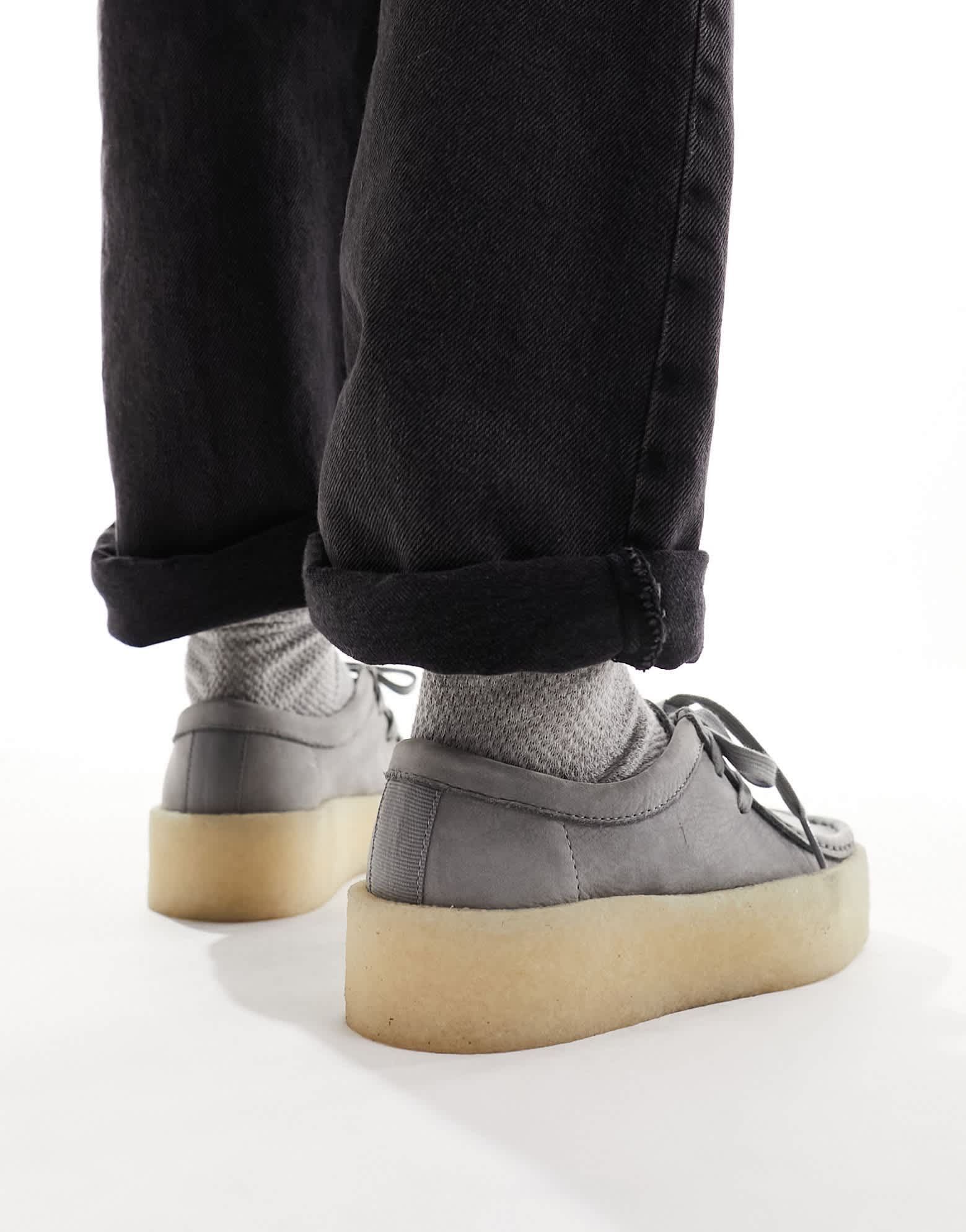 Clark Originals Cupsole shoes in dark grey suede - ASOS Sample Sale EU Store