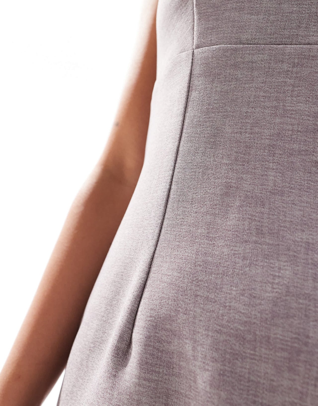Closet London tailored bandeau mini dress in grey - ASOS Sample Sale EU Store