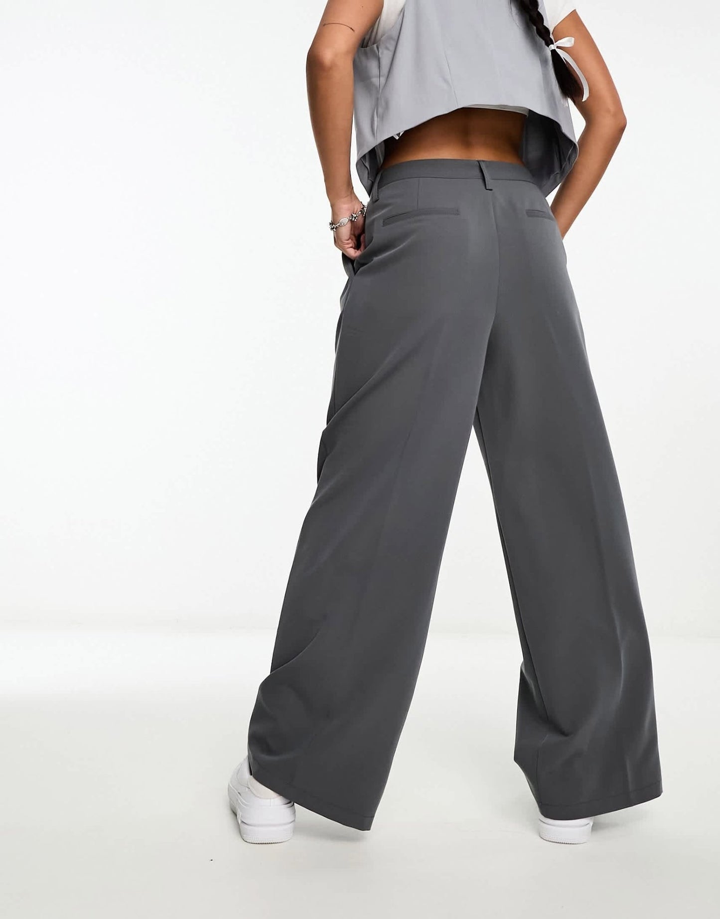 COLLUSION baggy tailored trouser in grey - ASOS Sample Sale EU Store