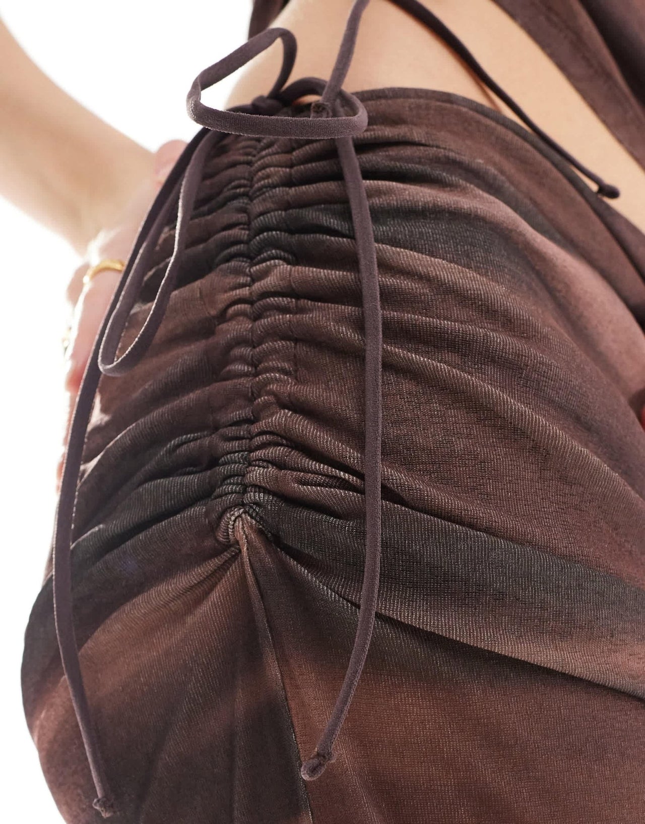 COLLUSION printed maxi skirt co - ord in brown - ASOS Sample Sale EU Store