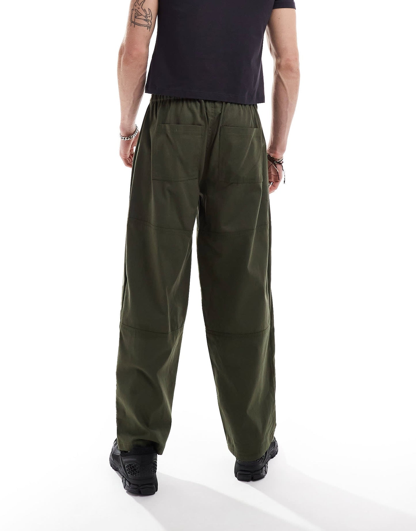 COLLUSION relaxed skate pant in khaki - ASOS Sample Sale EU Store