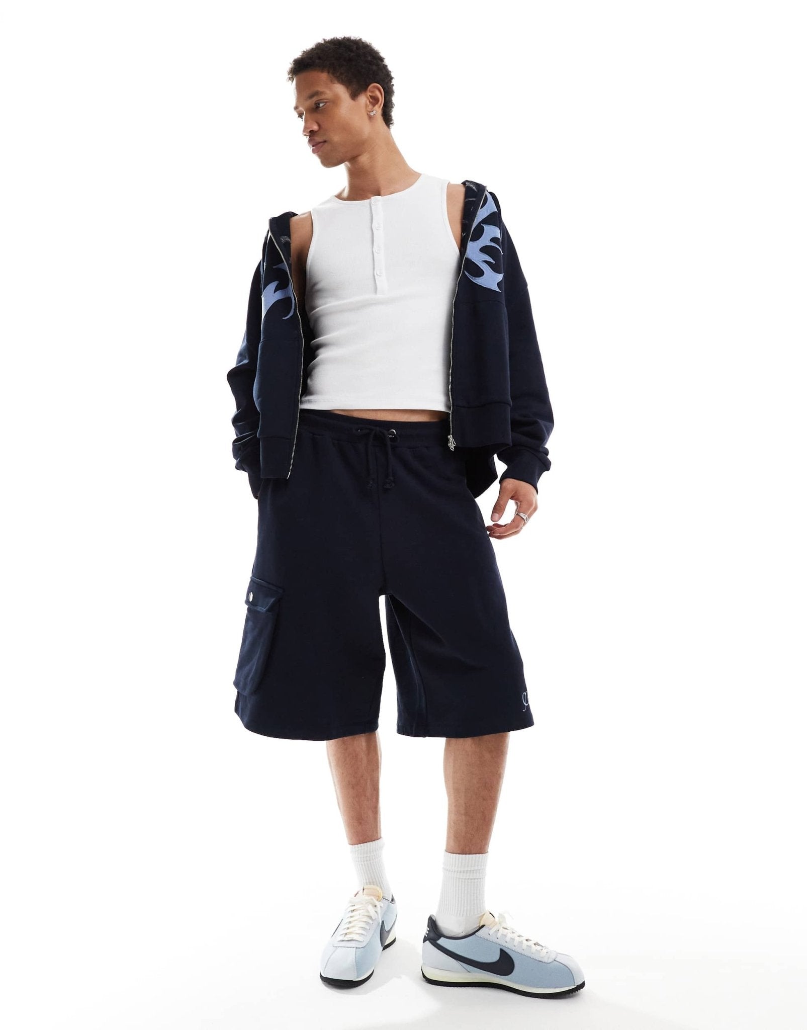 COLLUSION rib slim fit button vest in white - ASOS Sample Sale EU Store