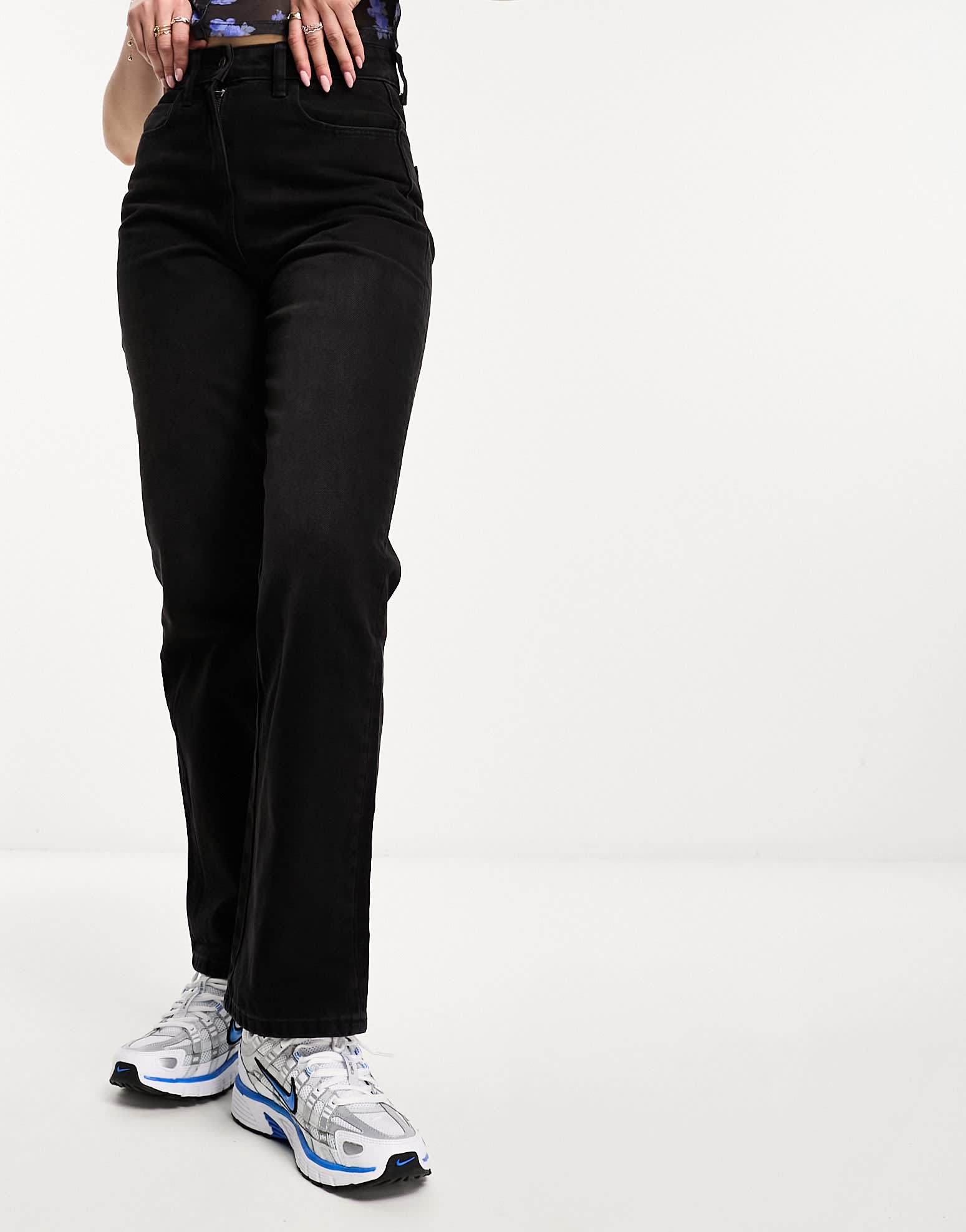 COLLUSION straight leg straight leg jean in black - BLACK - ASOS Sample Sale EU Store