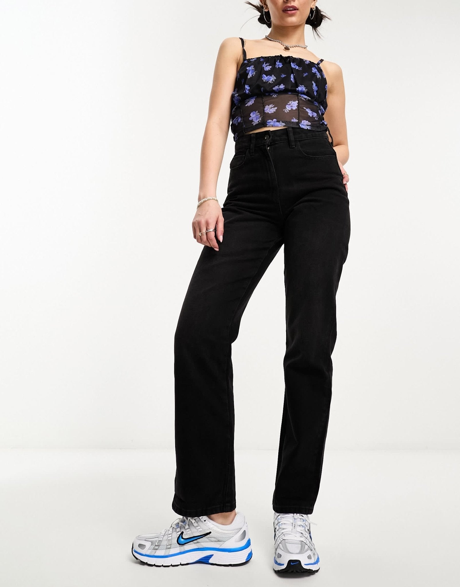 COLLUSION straight leg straight leg jean in black - BLACK - ASOS Sample Sale EU Store
