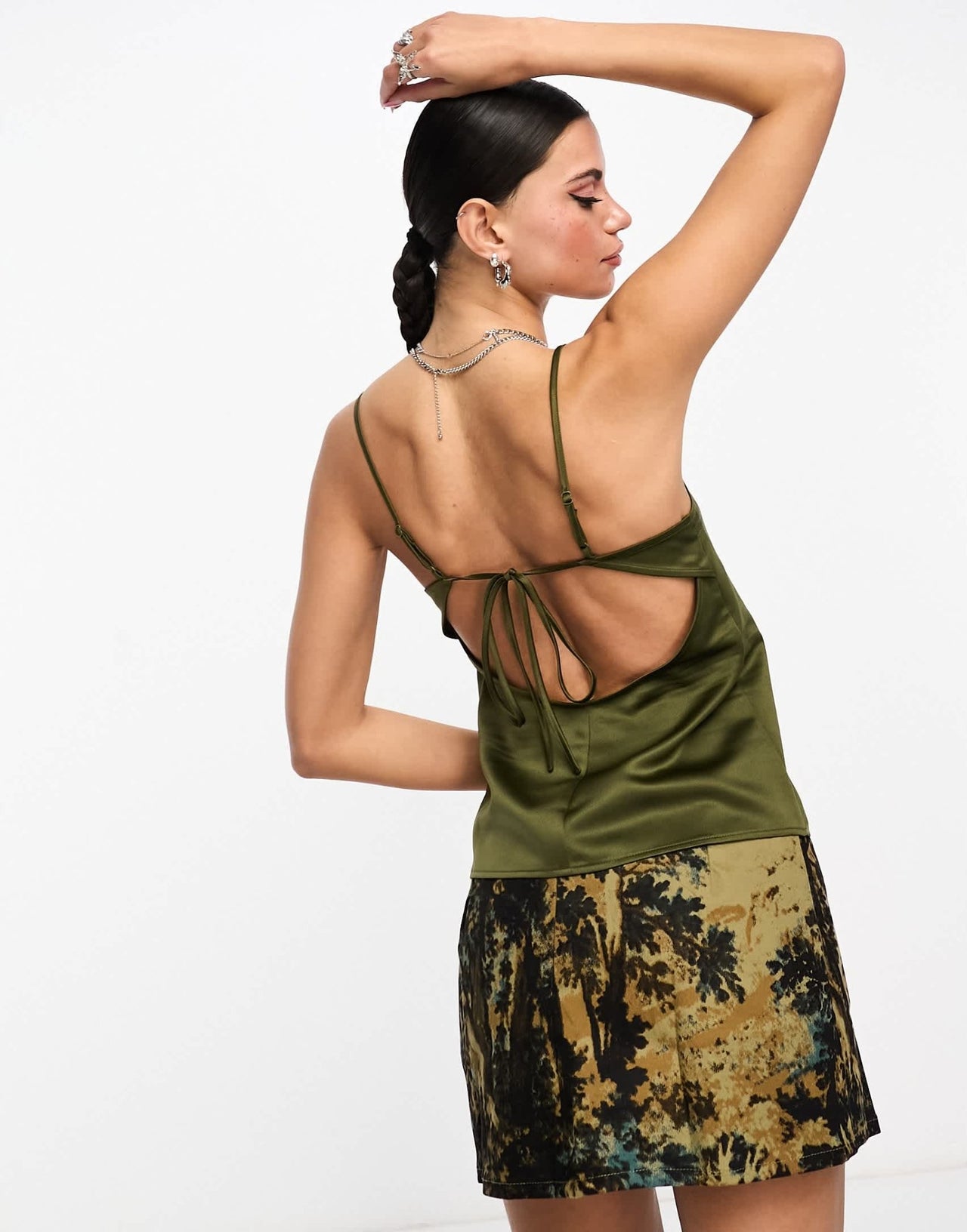 COLLUSION studios cami top co - ord in khaki - ASOS Sample Sale EU Store