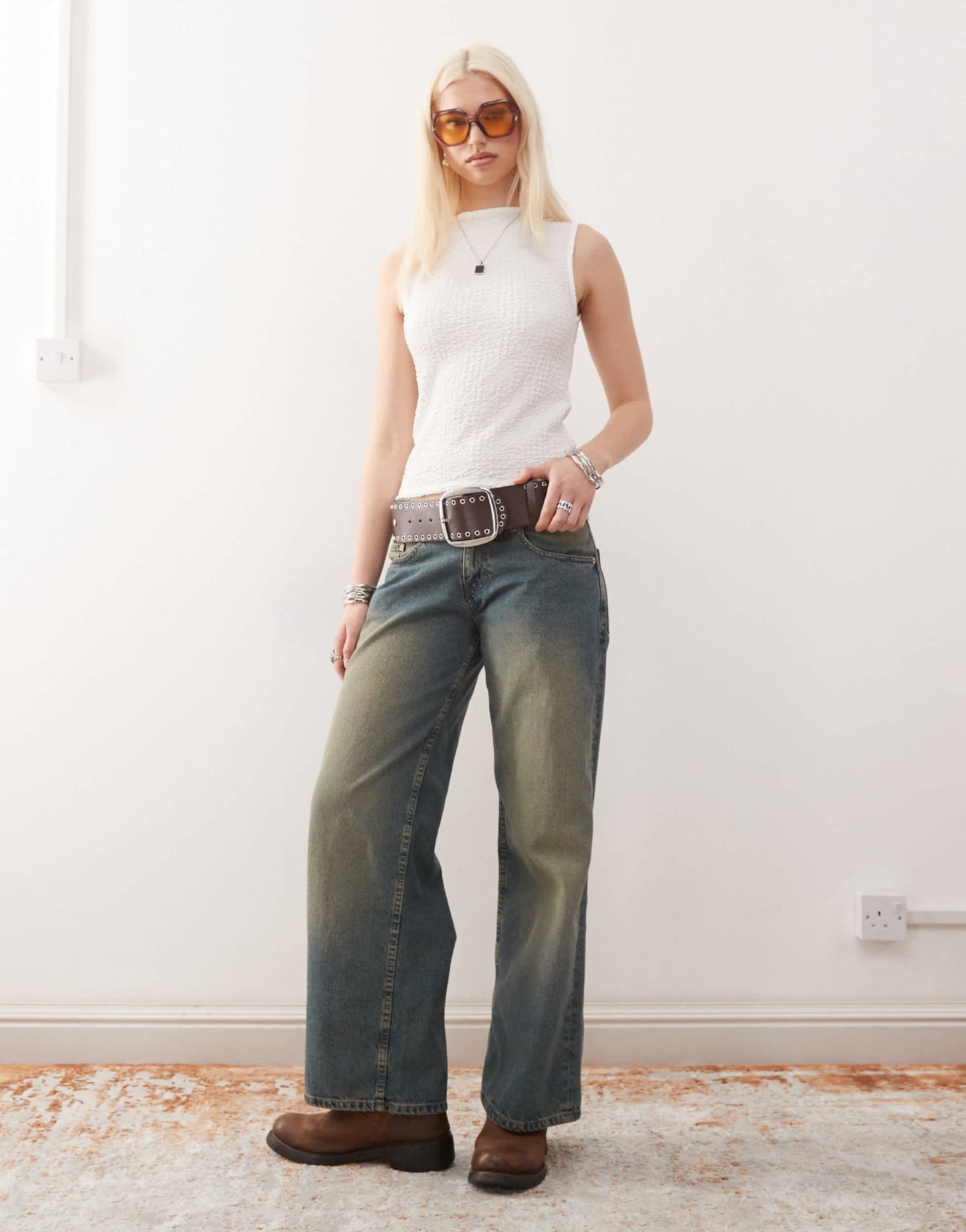 COLLUSION tie side detail top - ASOS Sample Sale EU Store