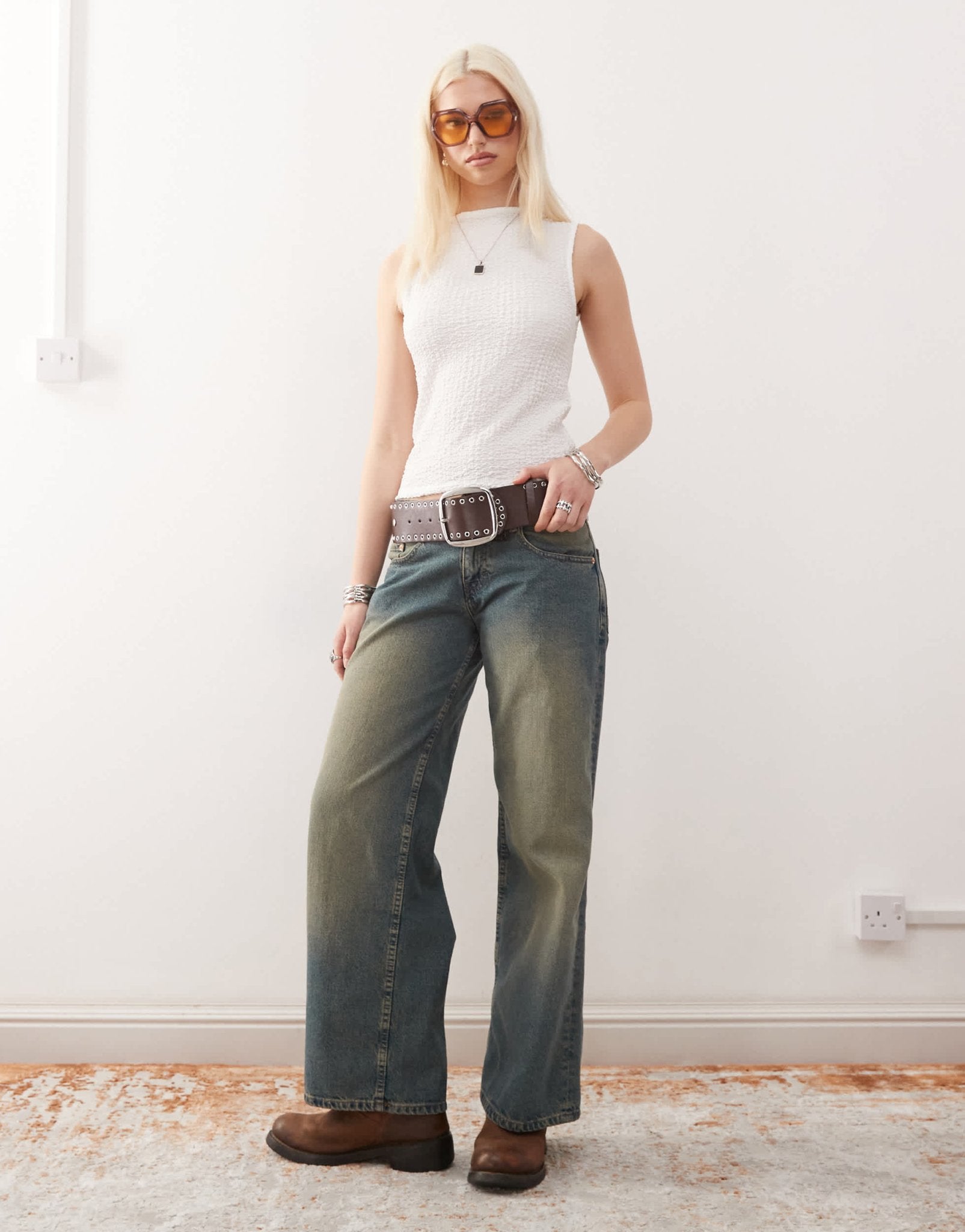 COLLUSION tie side detail top - ASOS Sample Sale EU Store