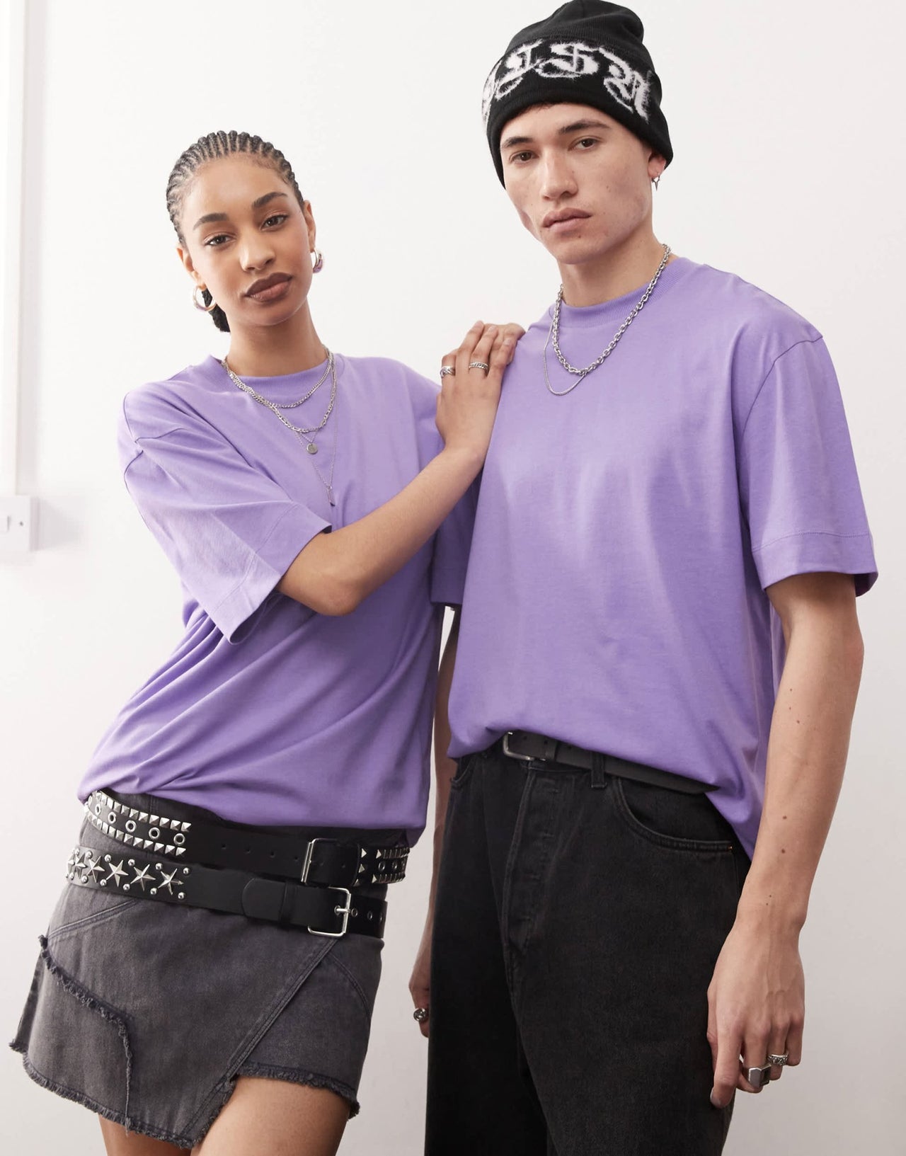 COLLUSION Unisex t-shirt in purple - ASOS Sample Sale EU Store