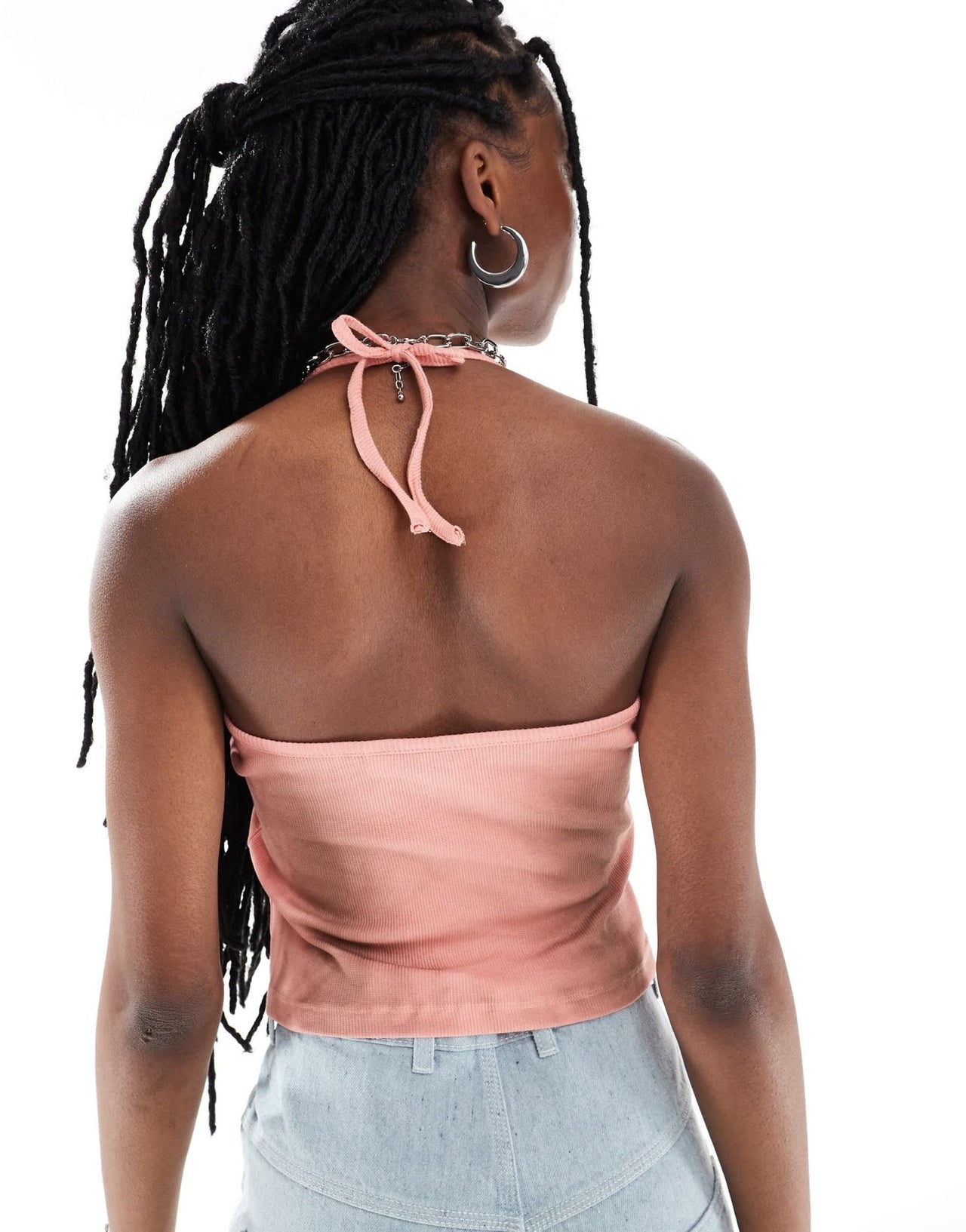 COLLUSION wash halter summer top in pink - ASOS Sample Sale EU Store