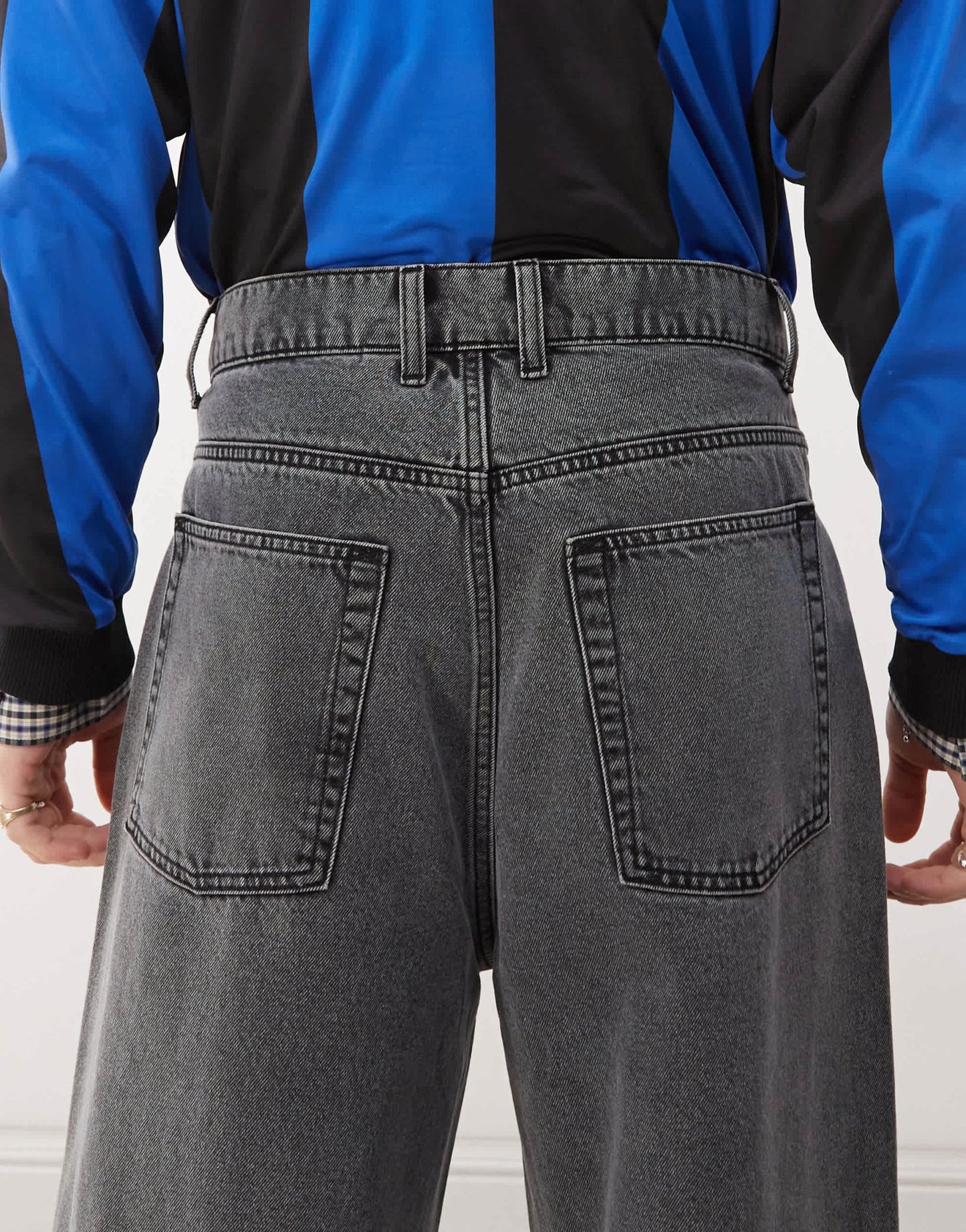 COLLUSION X001 antifit jeans in grey - ASOS Sample Sale EU Store