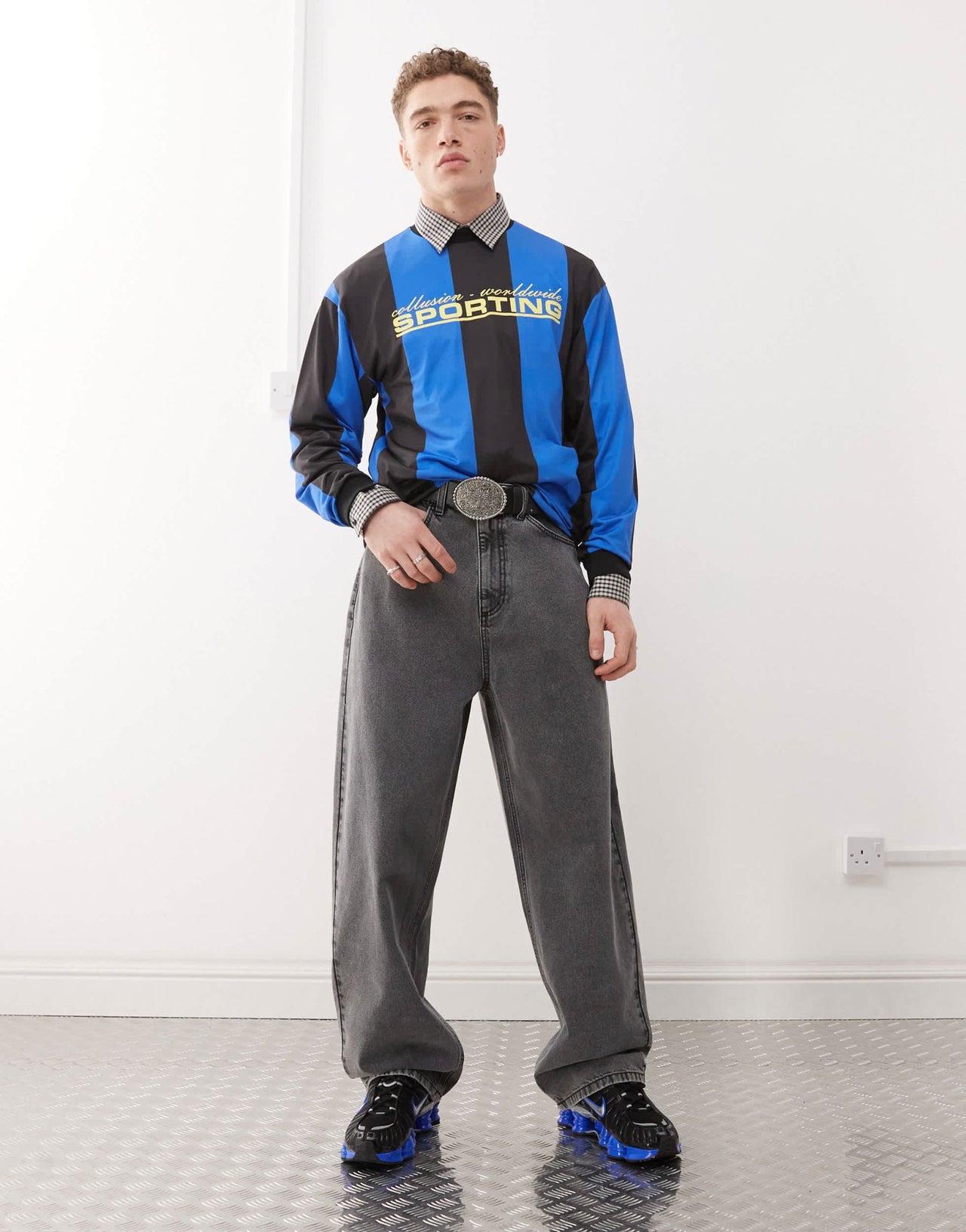 COLLUSION X001 antifit jeans in grey - ASOS Sample Sale EU Store