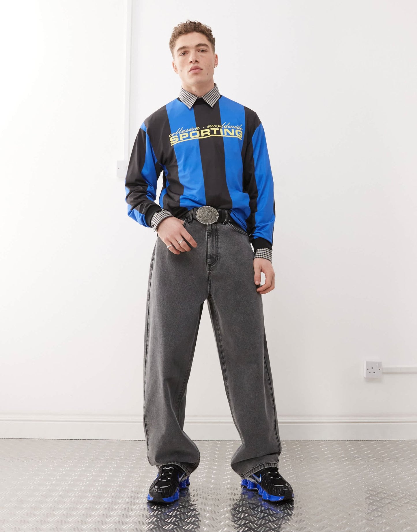 COLLUSION X001 antifit jeans in grey - ASOS Sample Sale EU Store