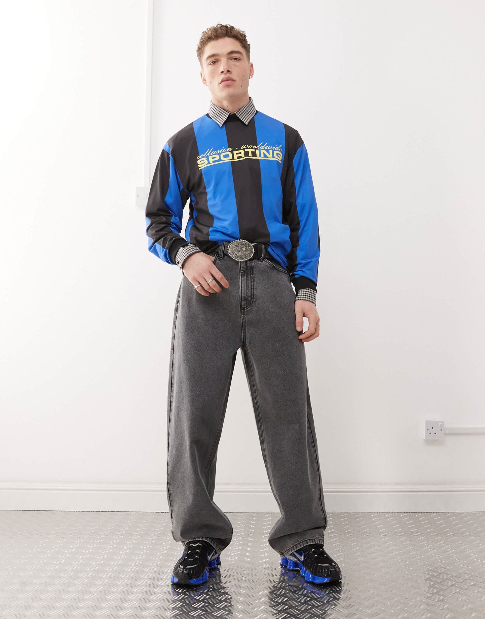 COLLUSION X001 antifit jeans in grey - ASOS Sample Sale EU Store