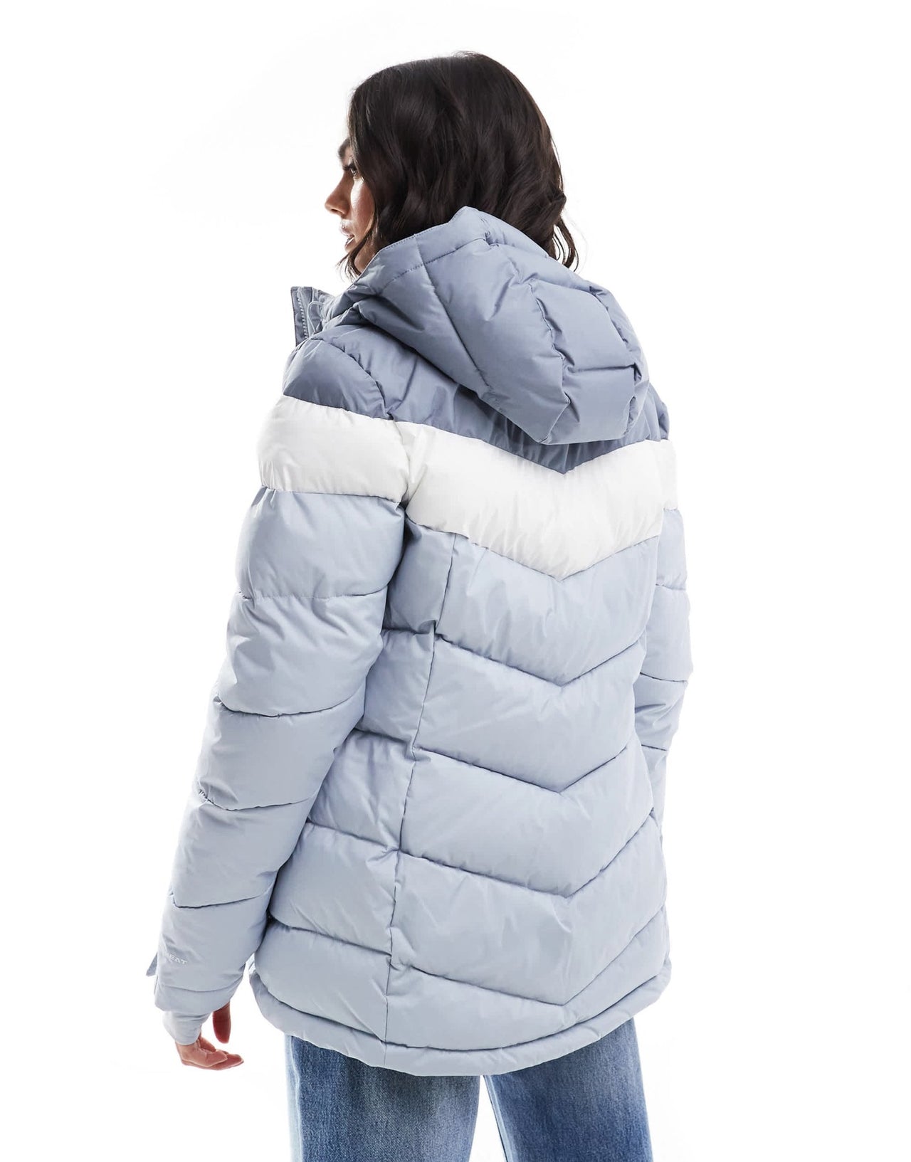Columbia Abbott Peak II insulated ski jacket in cirrus grey and white - ASOS Sample Sale EU Store