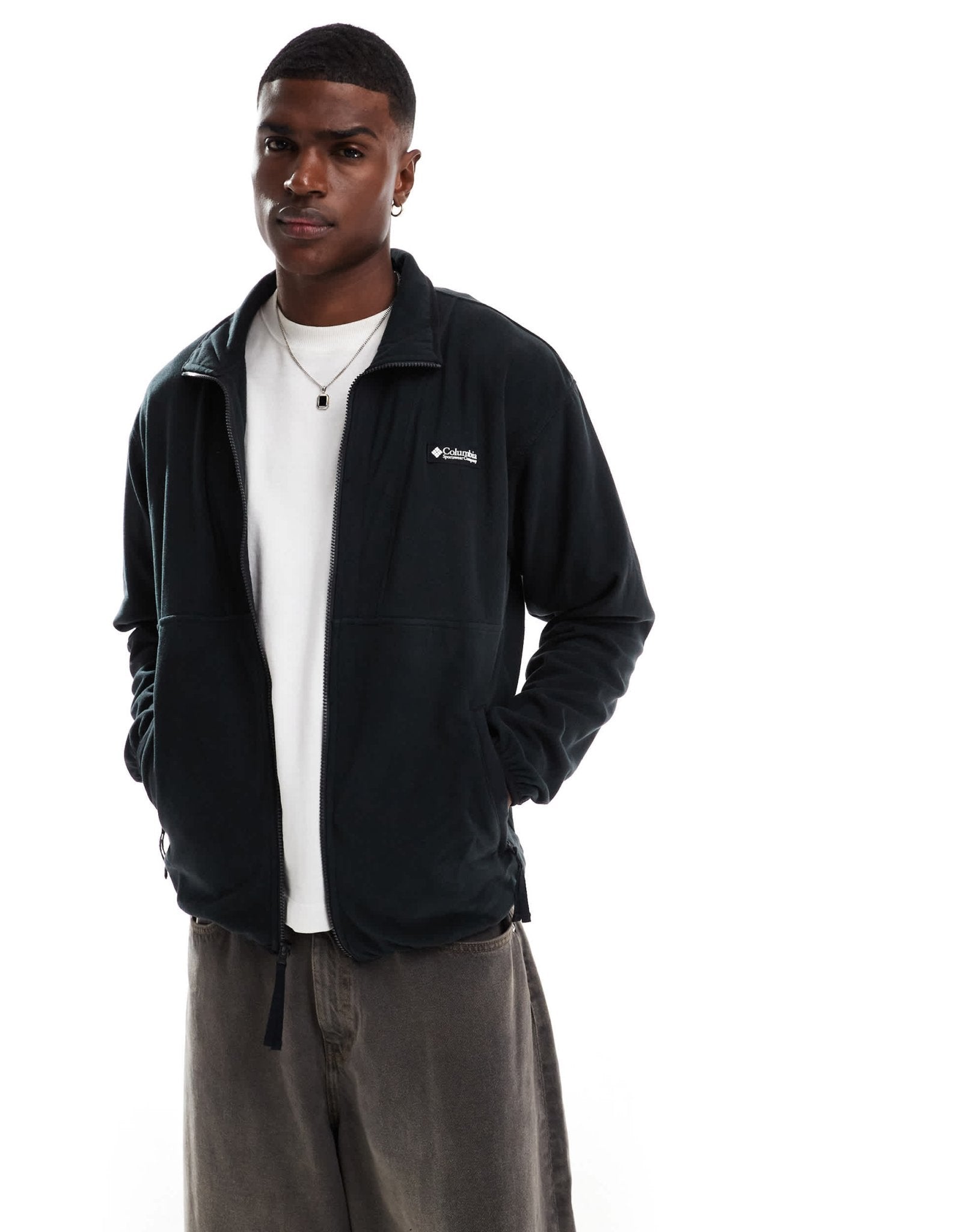 Columbia Backbowl II Lightweight FZ polyfleece in black - ASOS Sample Sale EU Store