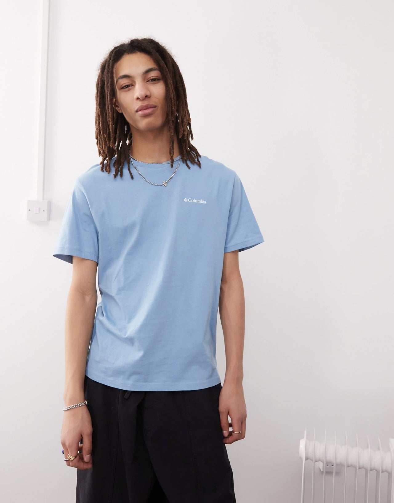 Columbia Barton Springs graphic t-shirt in blue - ASOS Sample Sale EU Store