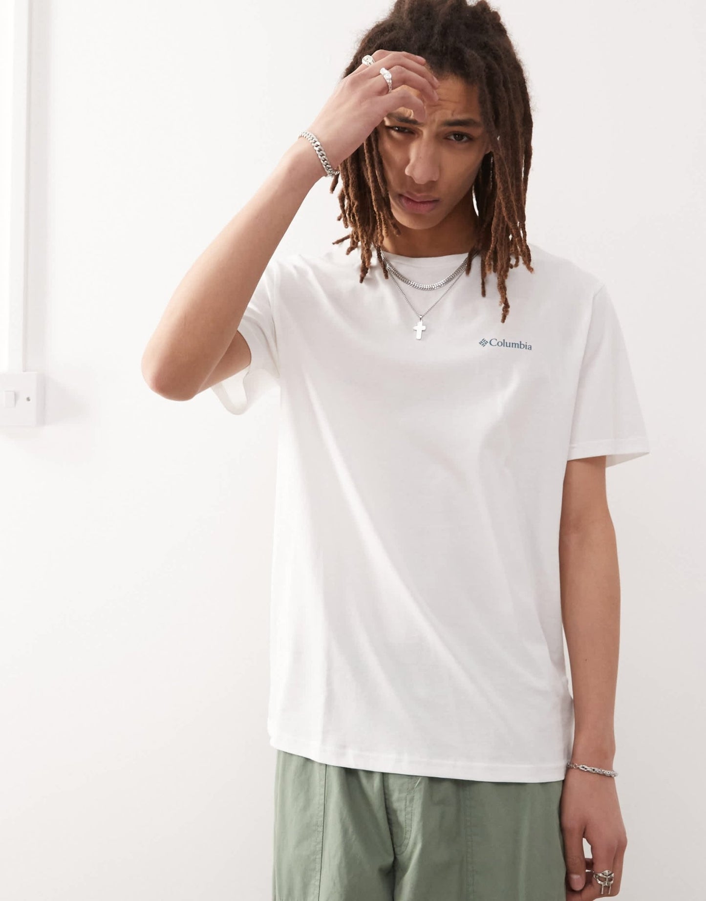 Columbia Cavalry Trail graphic t-shirt in white - ASOS Sample Sale EU Store