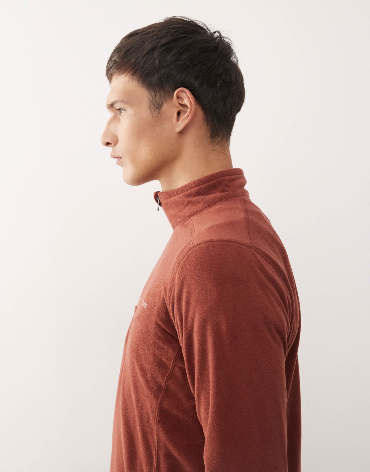 Columbia Klamath Range II half zip fleece in burgundy - ASOS Sample Sale EU Store