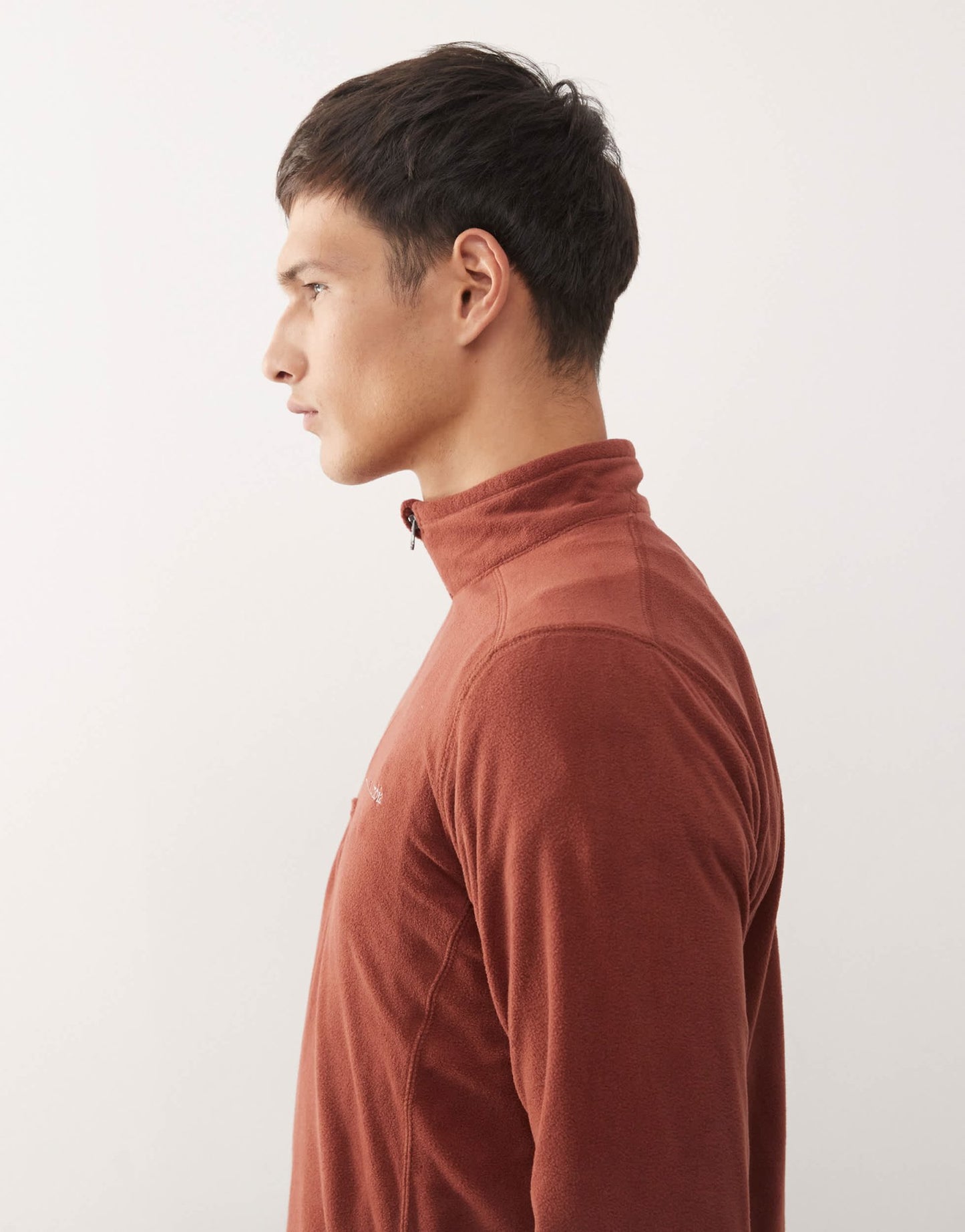 Columbia Klamath Range II half zip fleece in burgundy - ASOS Sample Sale EU Store