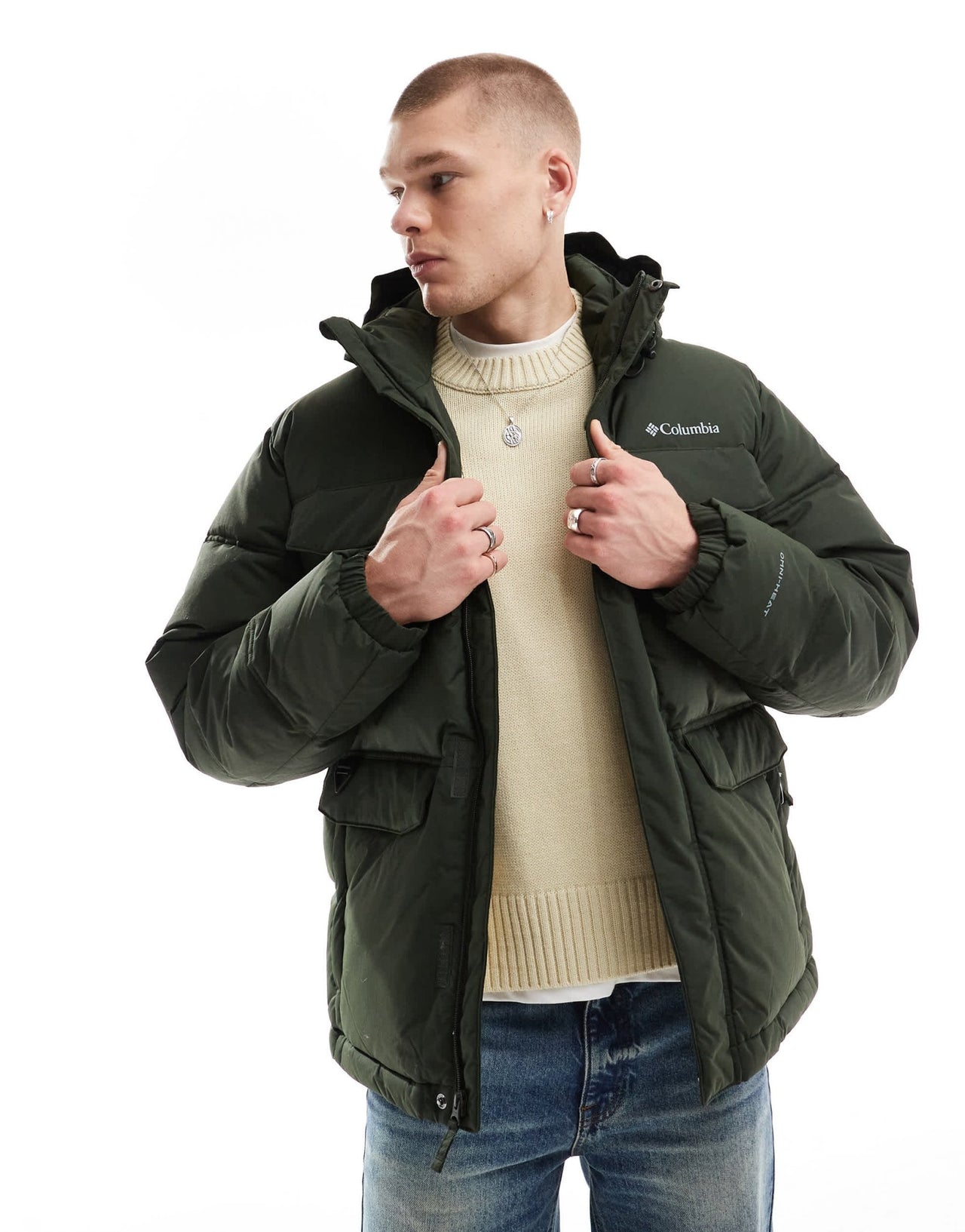 Columbia Landroamer puffer jacket in green - ASOS Sample Sale EU Store