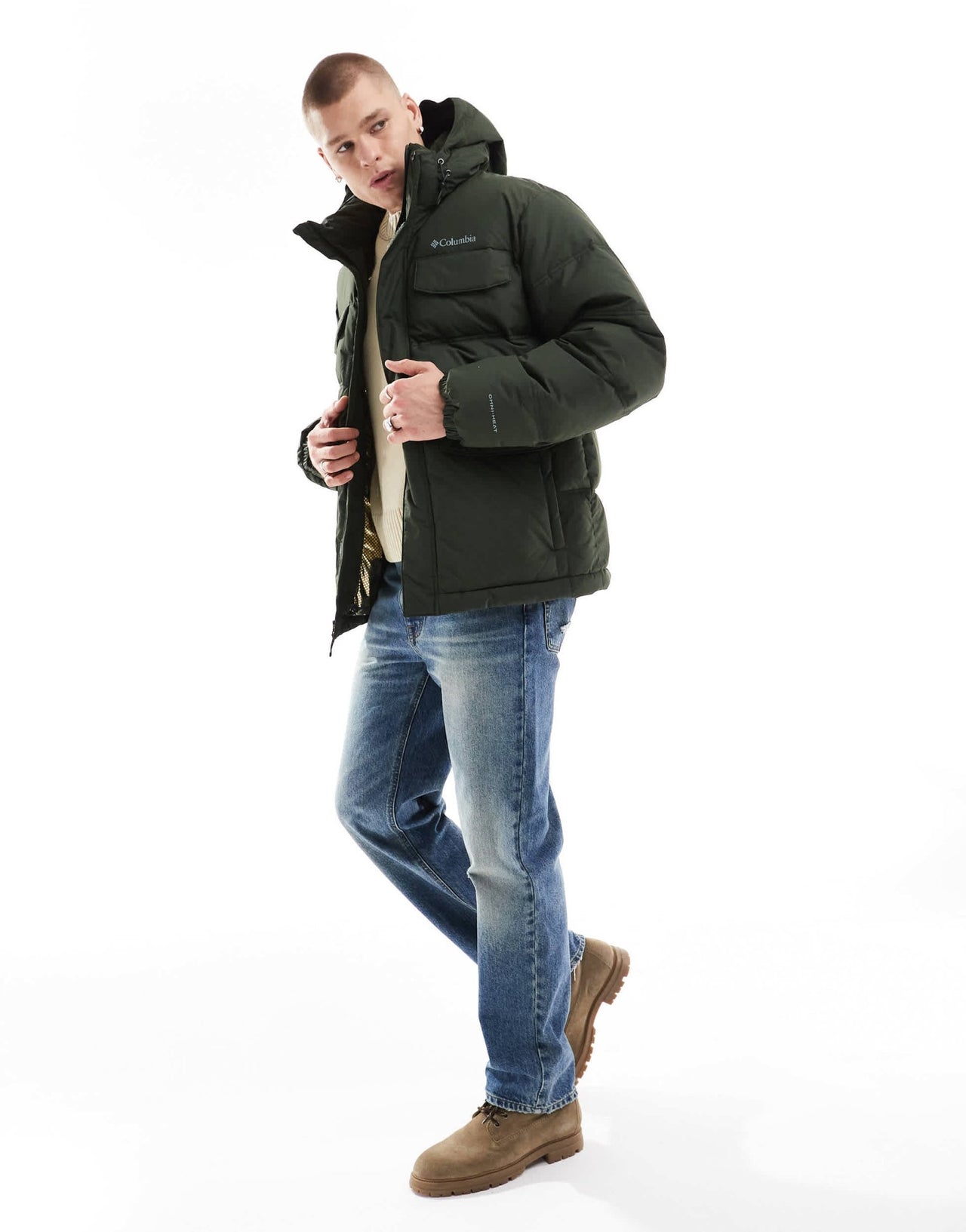Columbia Landroamer puffer jacket in green - ASOS Sample Sale EU Store