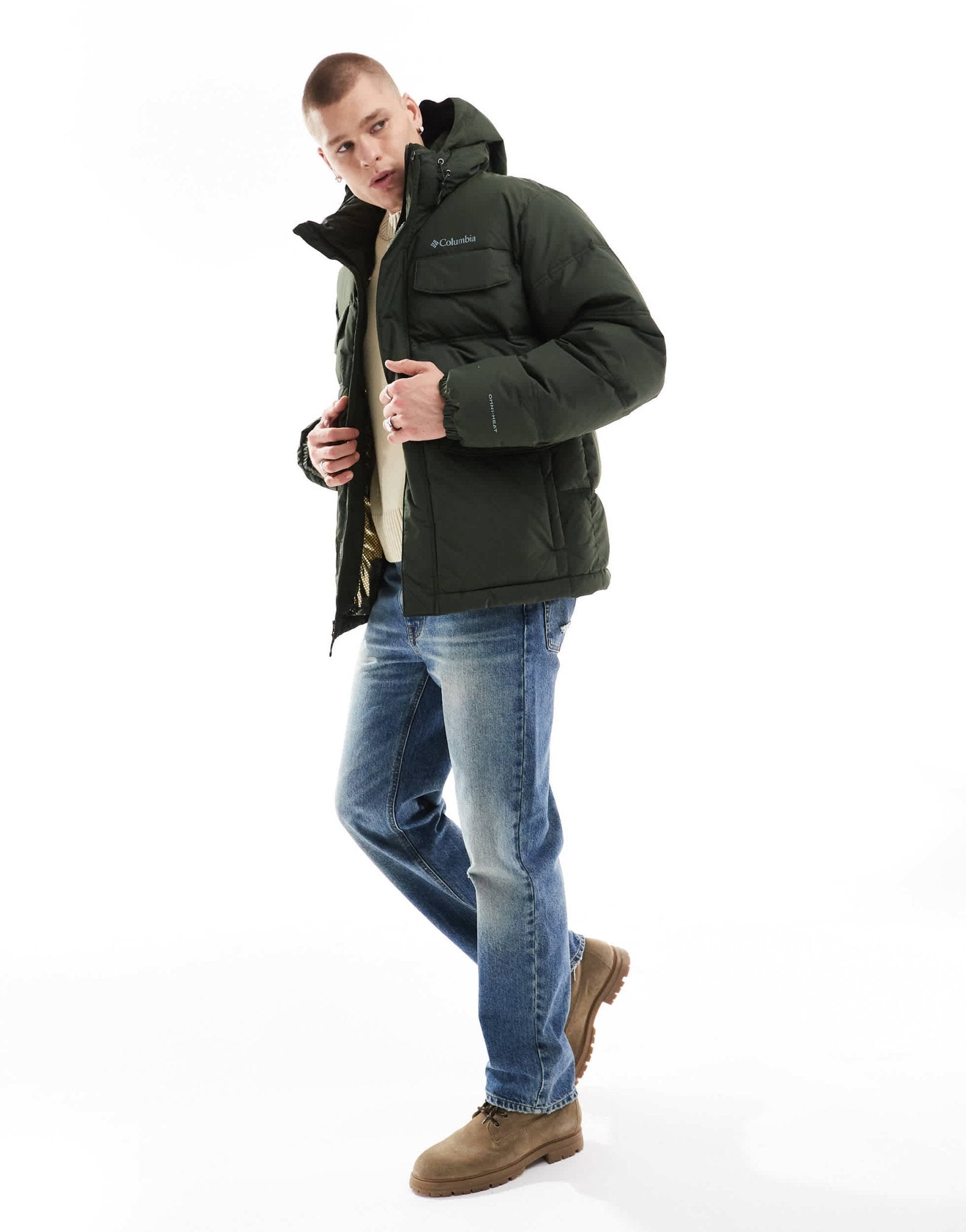 Columbia Landroamer puffer jacket in green - ASOS Sample Sale EU Store