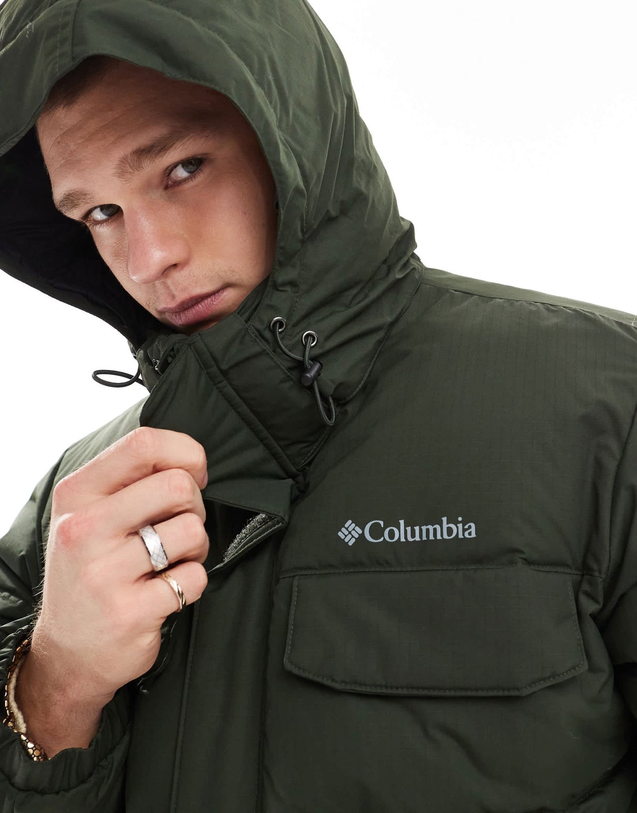Columbia Landroamer puffer jacket in green - ASOS Sample Sale EU Store