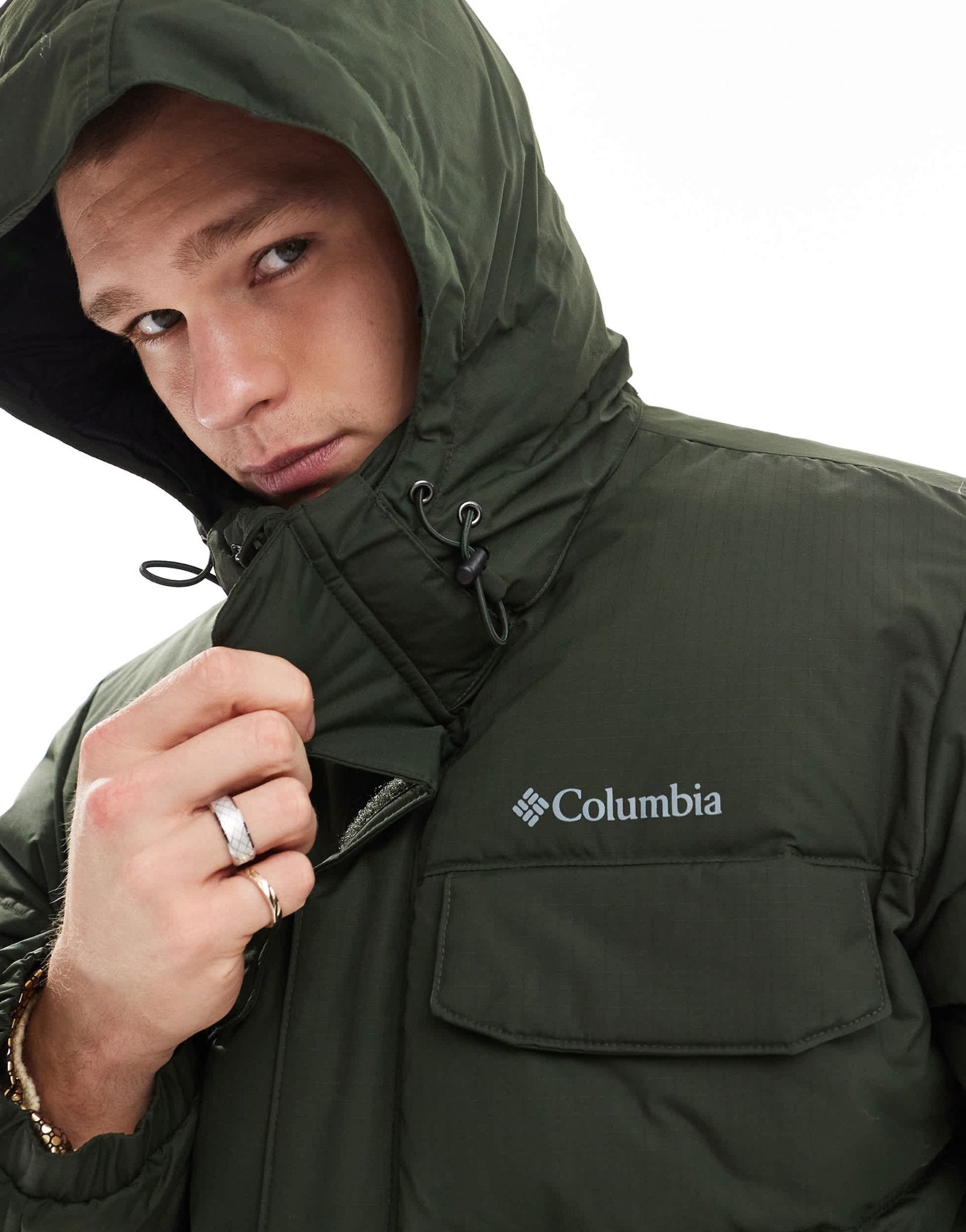 Columbia Landroamer puffer jacket in green - ASOS Sample Sale EU Store