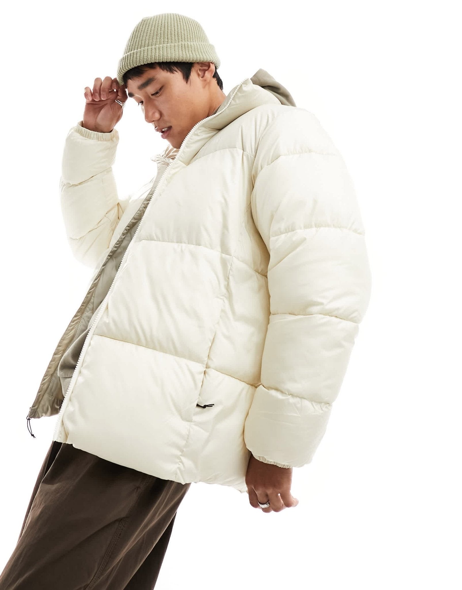 Columbia Puffect II puffer coat in chalk - ASOS Sample Sale EU Store