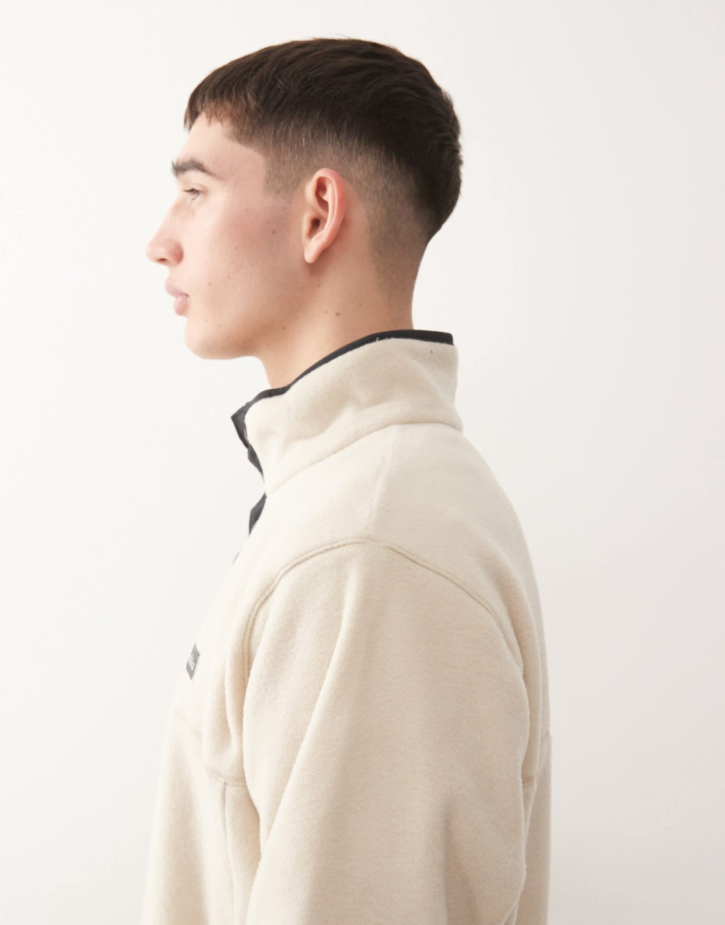 Columbia Steens Mountain II half snap fleece in cream - ASOS Sample Sale EU Store