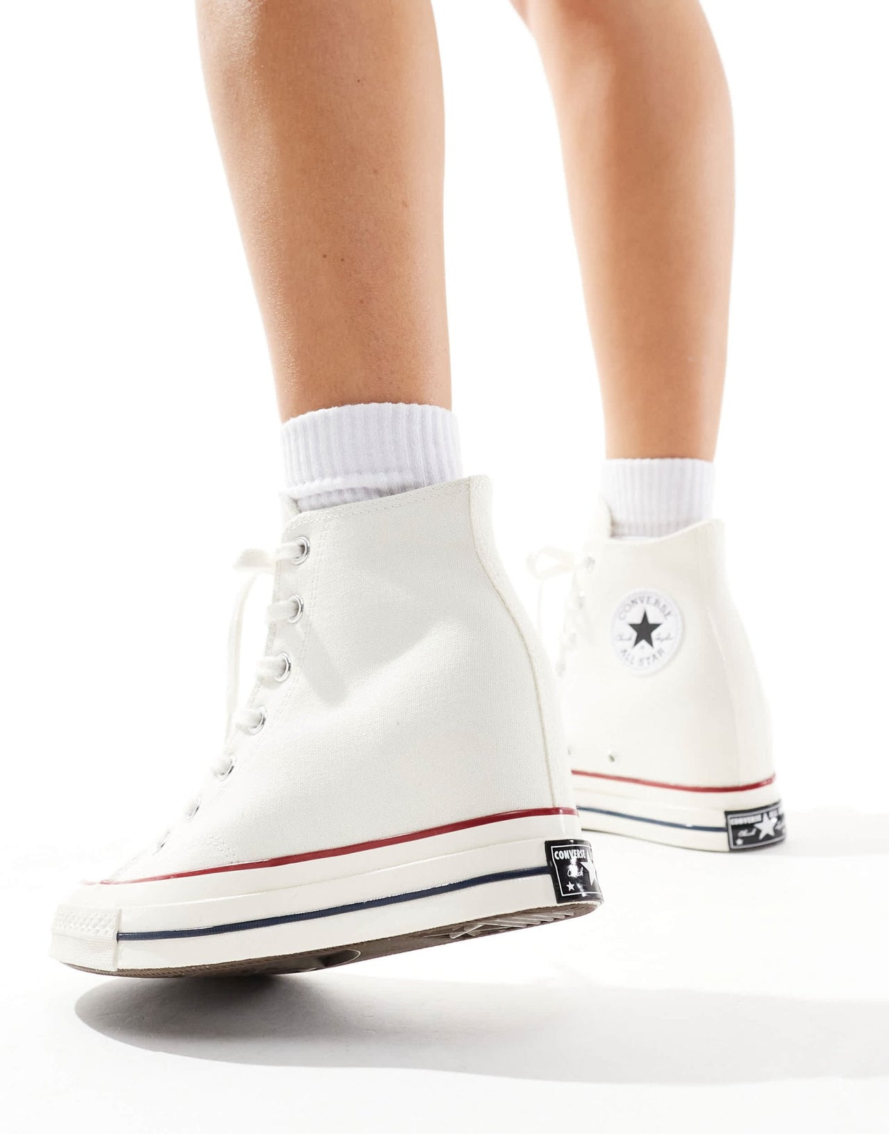 Converse Chuck 70 wedge trainers in off white - ASOS Sample Sale EU Store