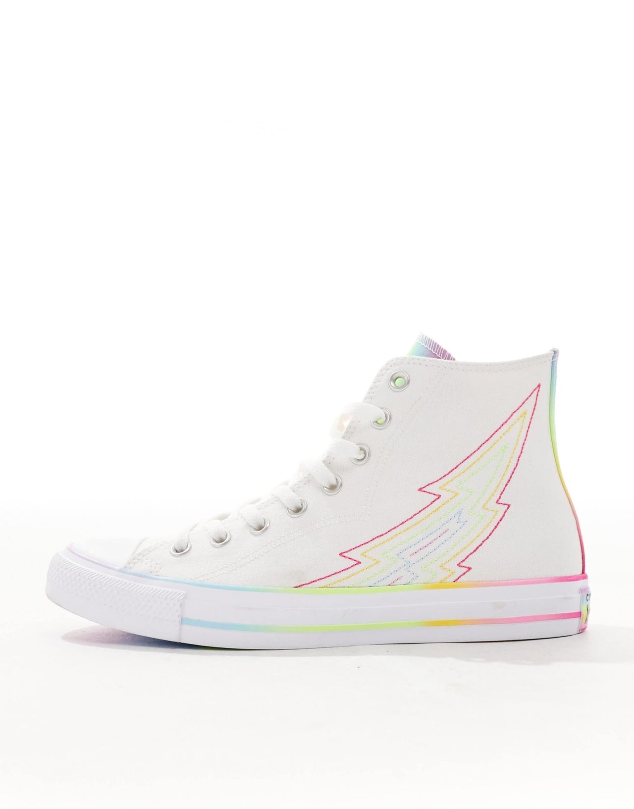 Converse Pride Chuck Taylor All Star Hi trainers in white - ASOS Sample Sale EU Store