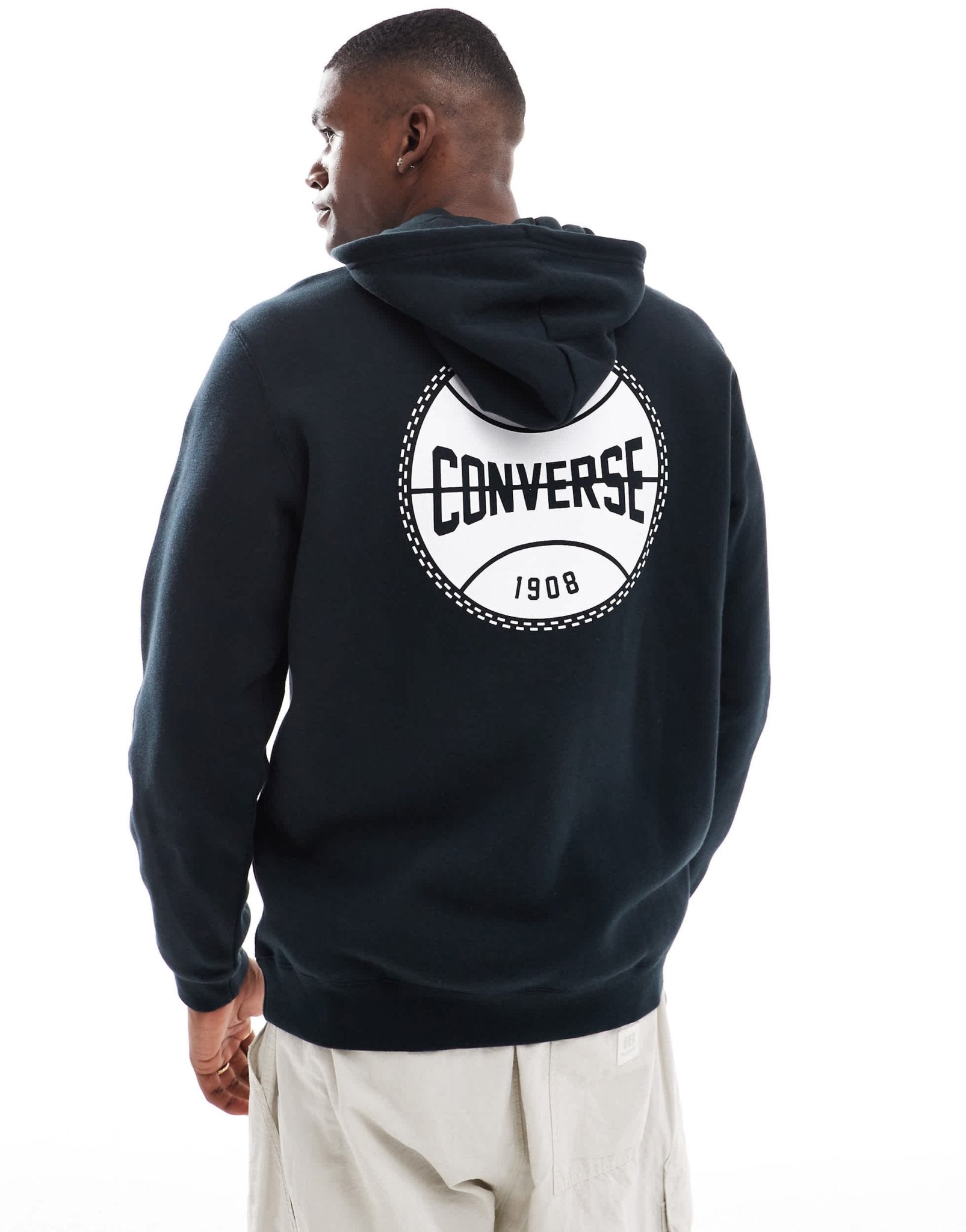 Converse Retro Chuck graphic hoodie in black - ASOS Sample Sale EU Store