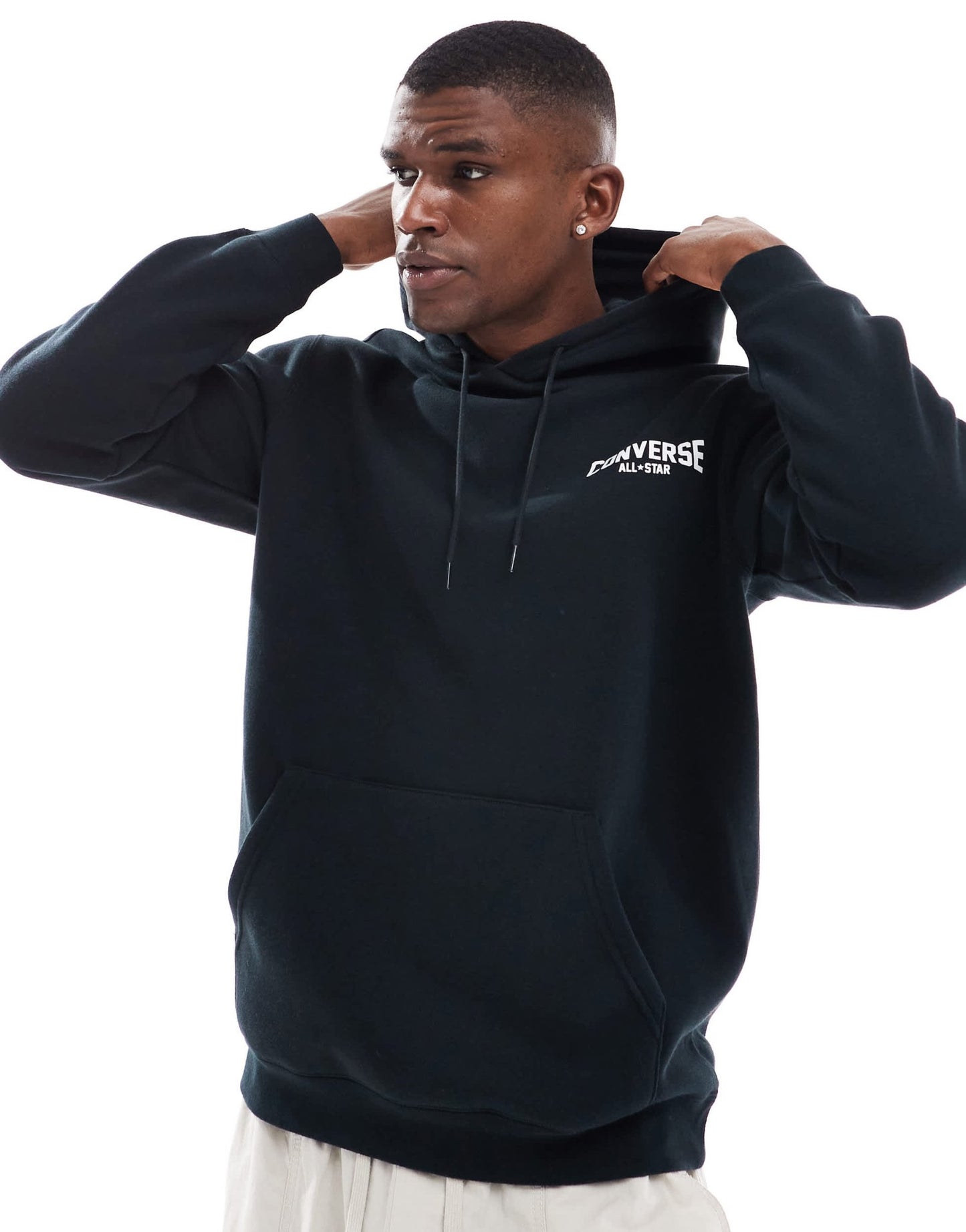 Converse Retro Chuck graphic hoodie in black - ASOS Sample Sale EU Store