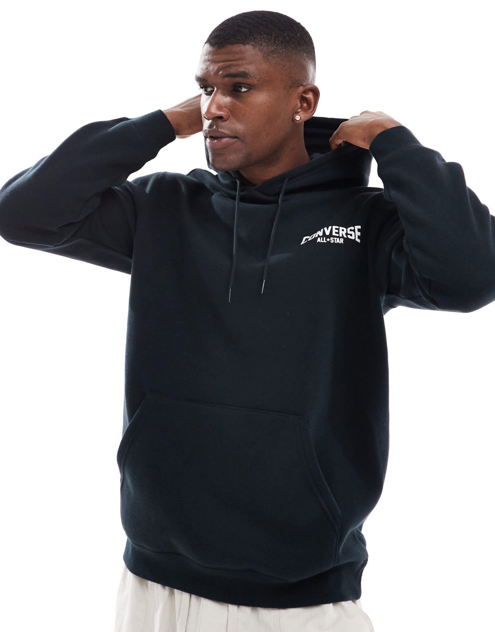 Converse Retro Chuck graphic hoodie in black - ASOS Sample Sale EU Store