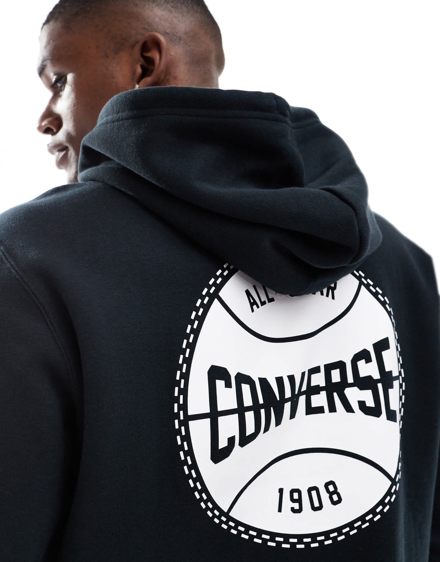Converse Retro Chuck graphic hoodie in black - ASOS Sample Sale EU Store