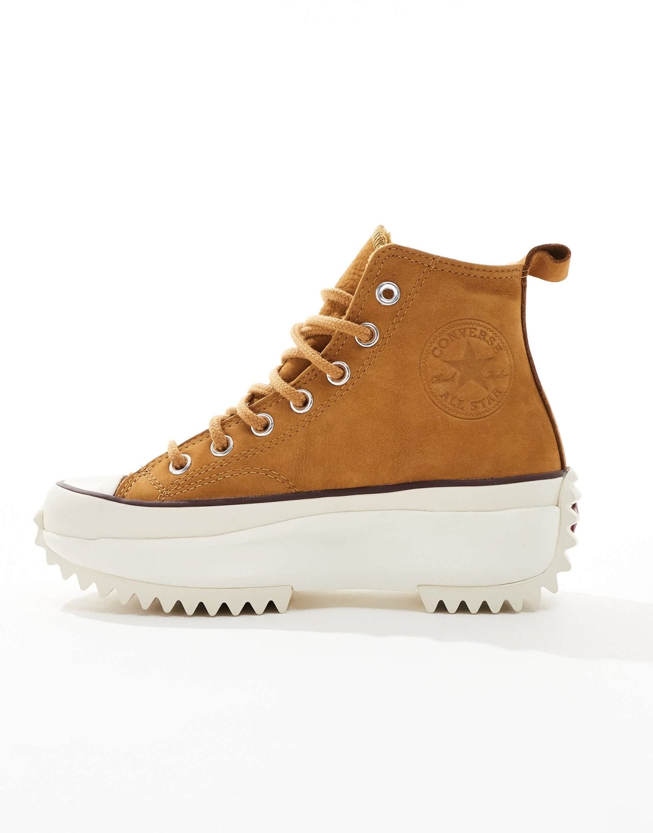 Converse Run Star Hike Hi trainers in tan suede - ASOS Sample Sale EU Store
