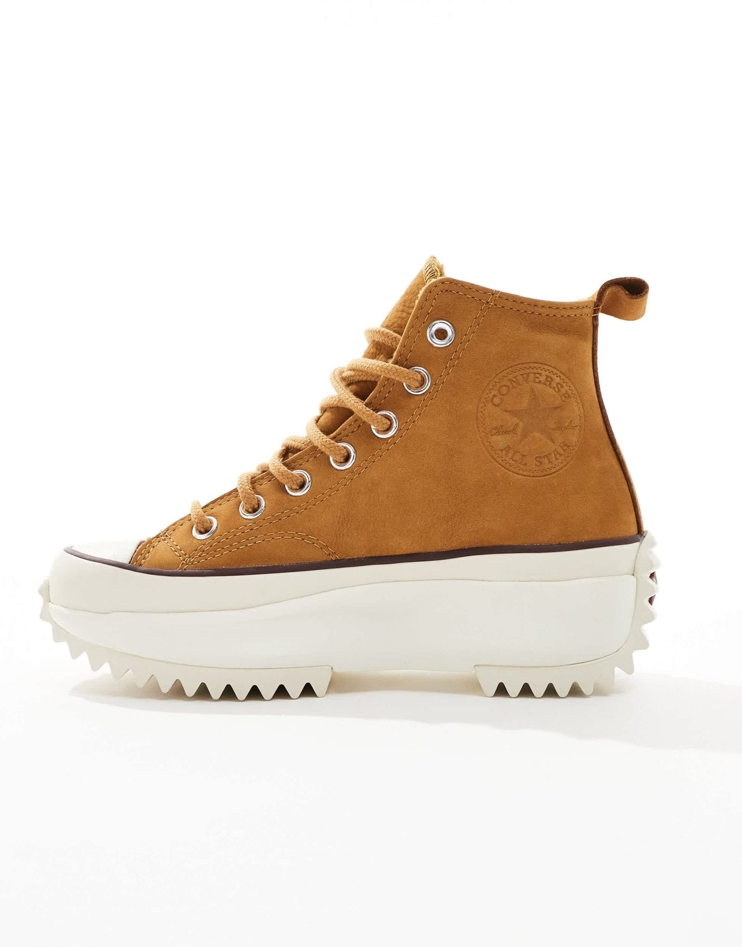 Converse Run Star Hike Hi trainers in tan suede - ASOS Sample Sale EU Store