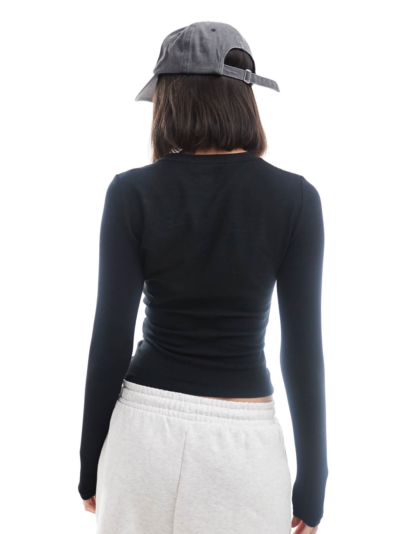 Cotton On all day crew neck long sleeve top in black - ASOS Sample Sale EU Store